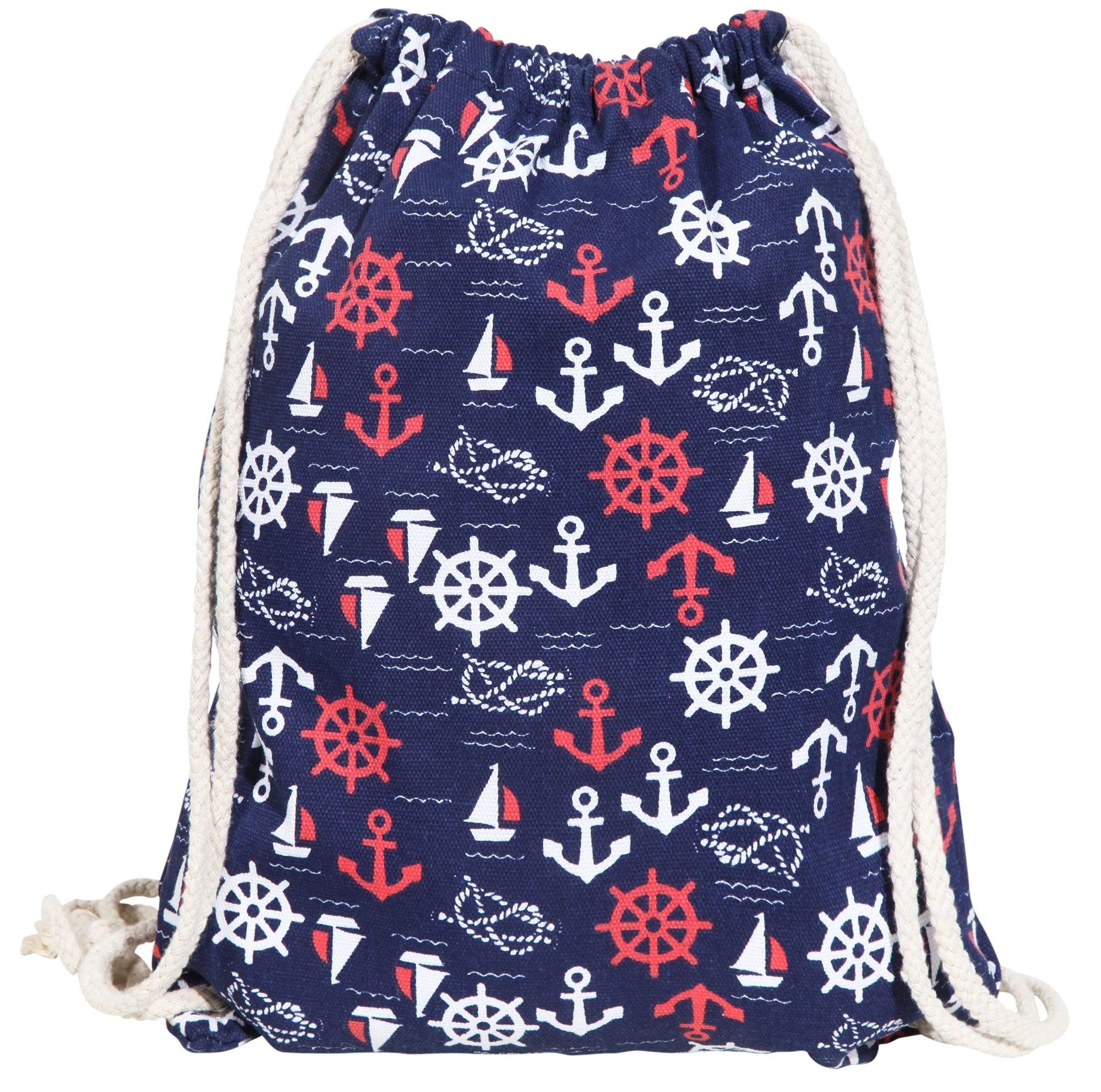 Turnbeutel Maritimer Trend Turnbeutel aus Textil