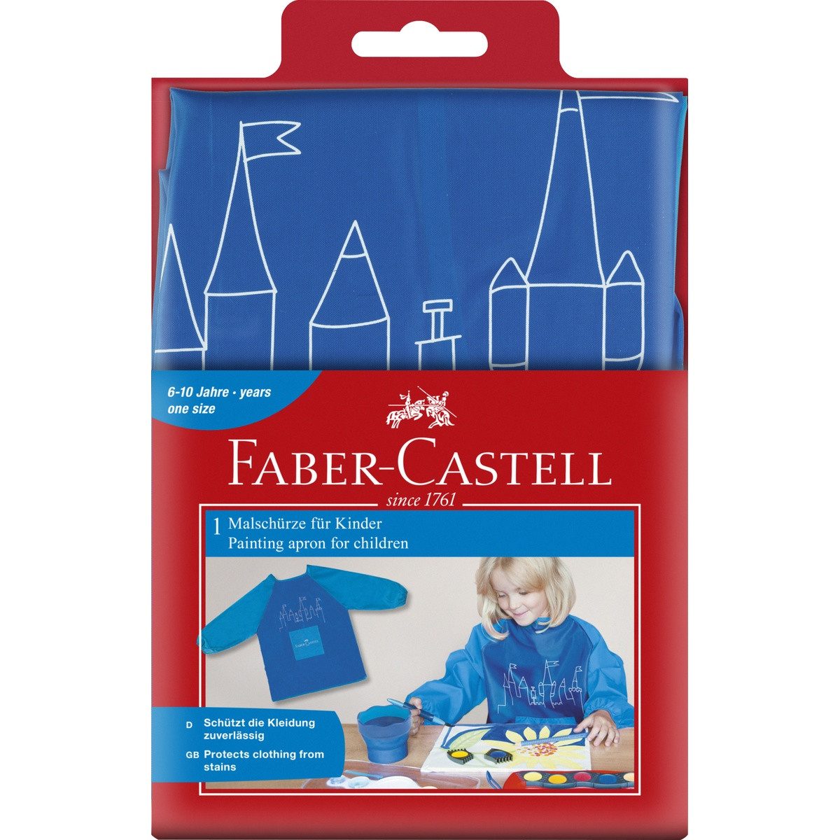 Faber-Castell Malschürze FABER-CASTELL Kindermalschürze blau