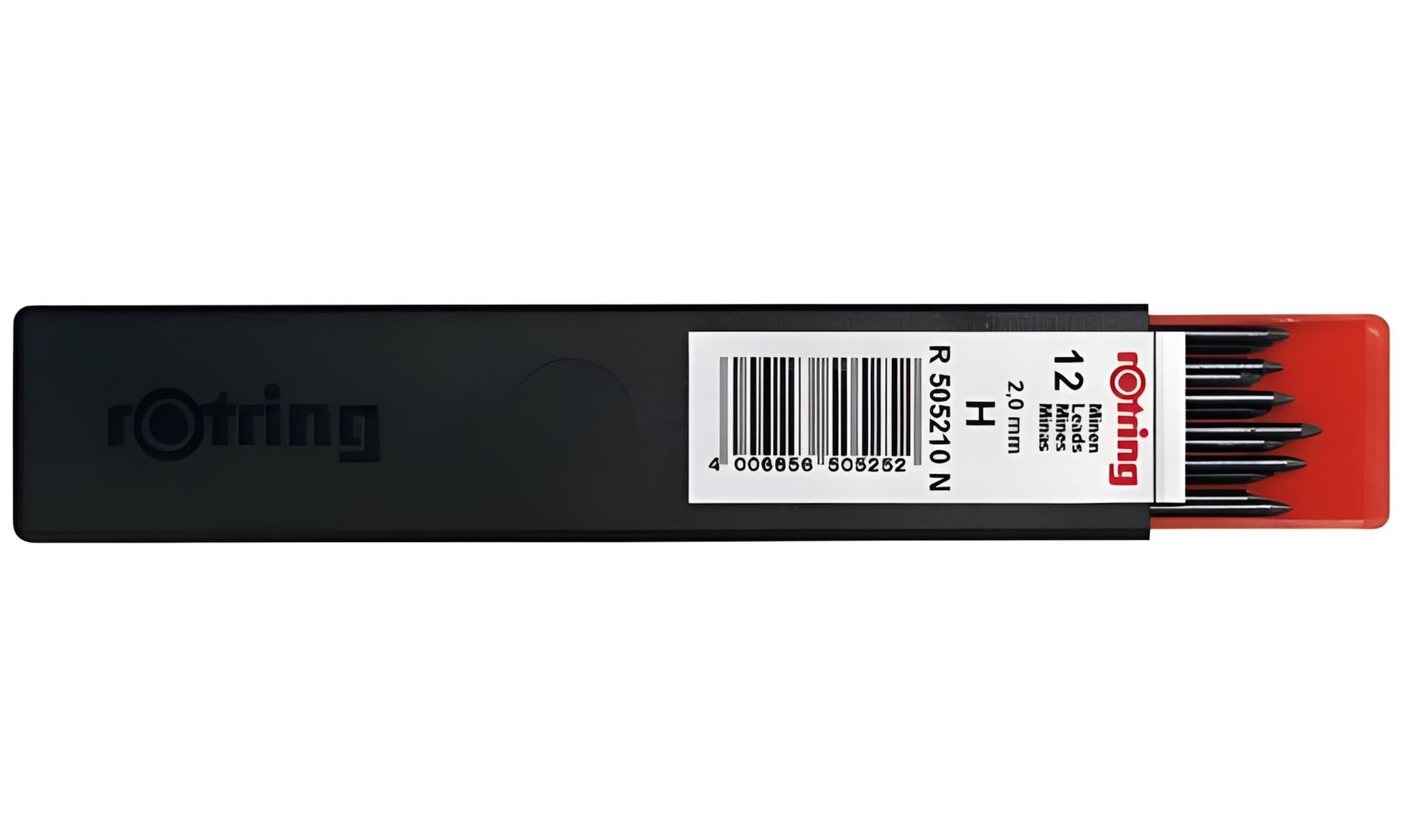 ROTRING Druckbleistift ROTRING Mine 2.0 Minen 2.0 mm HB (1 Dose à 12 Stück)
