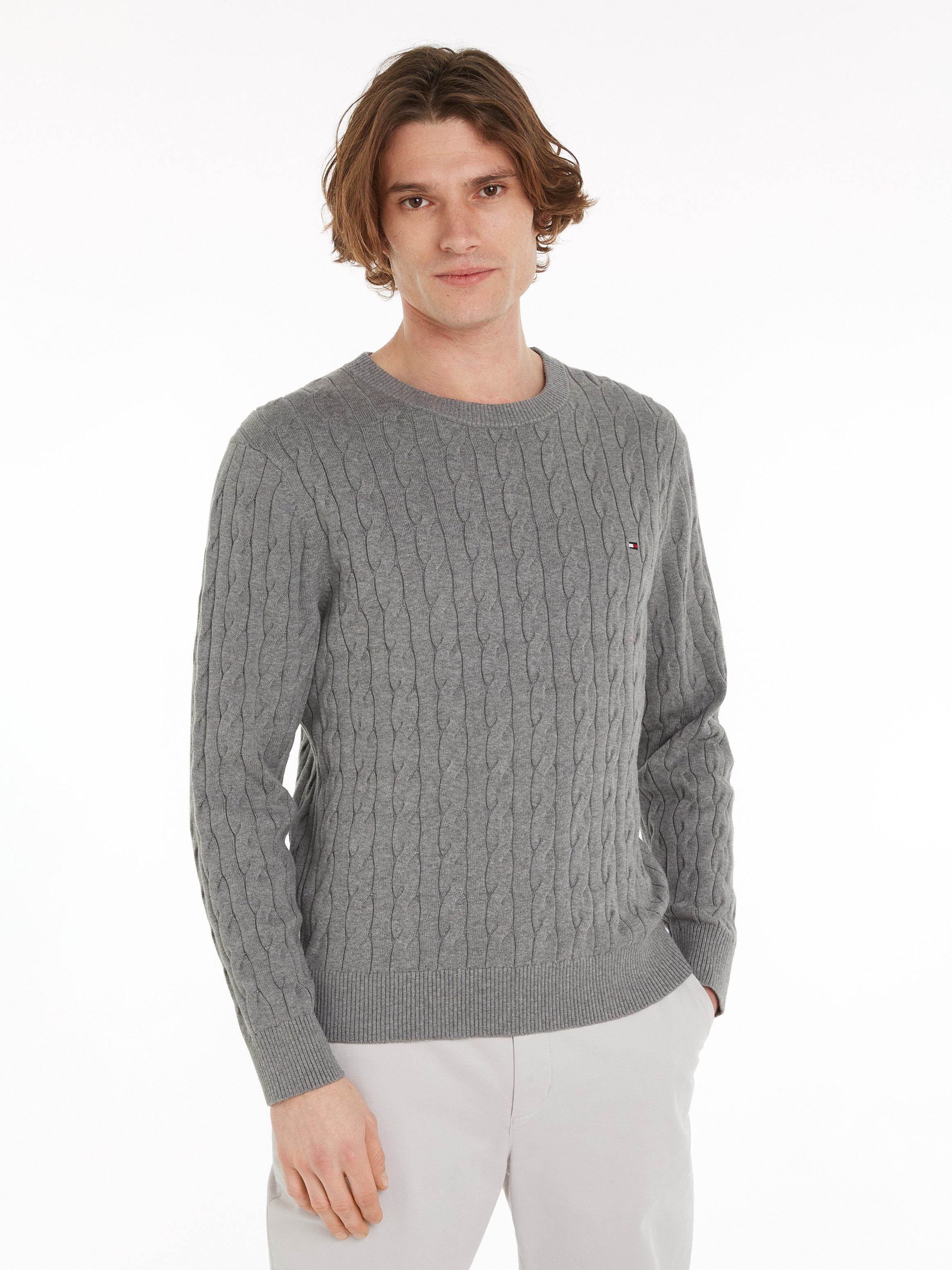 Tommy Hilfiger Strickpullover CLASSIC CABLE CREW günstig online kaufen