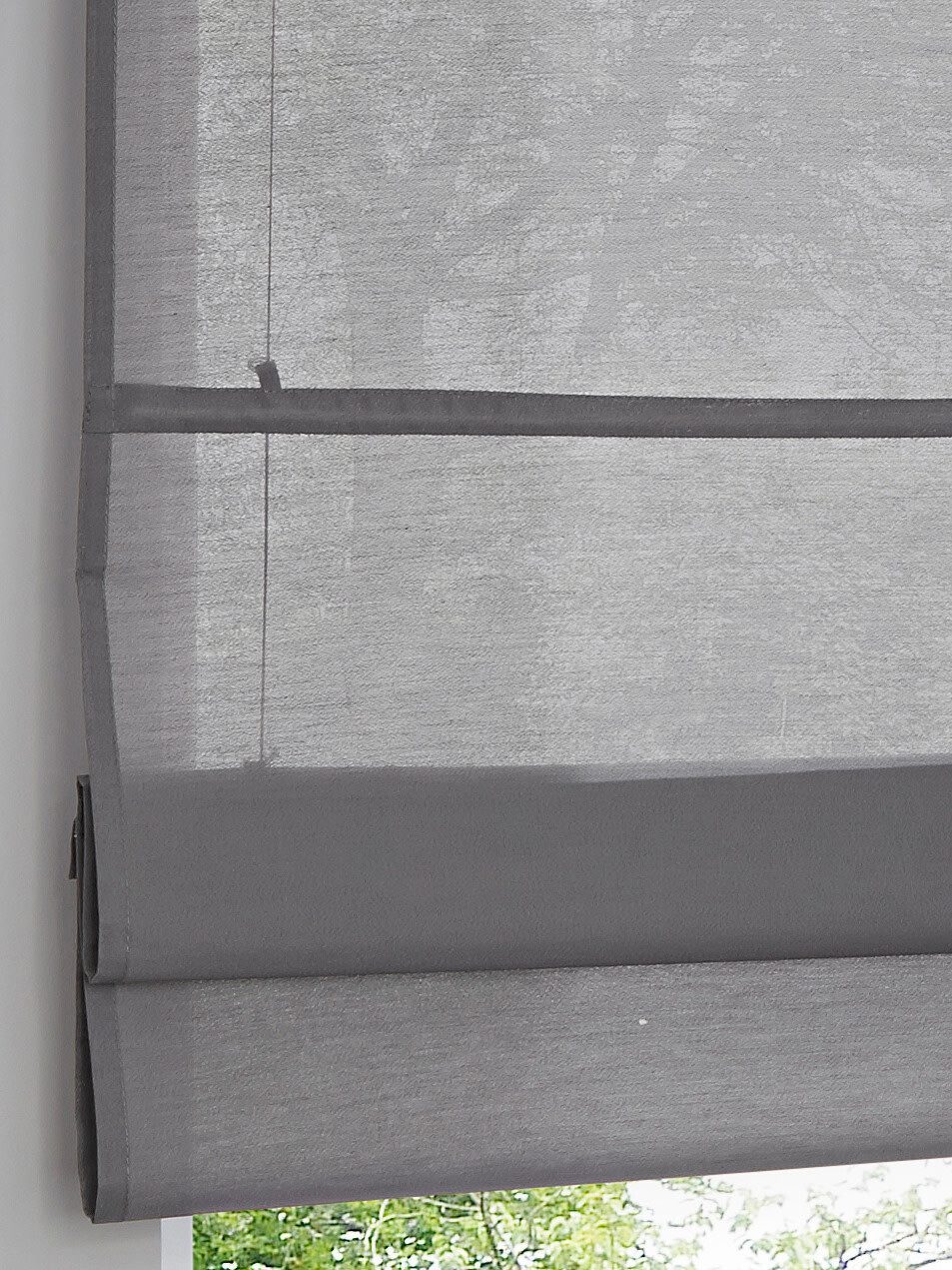 Rollo Raffrollo ., heine, halbtransparent, Schlaufenaufhängung günstig online kaufen
