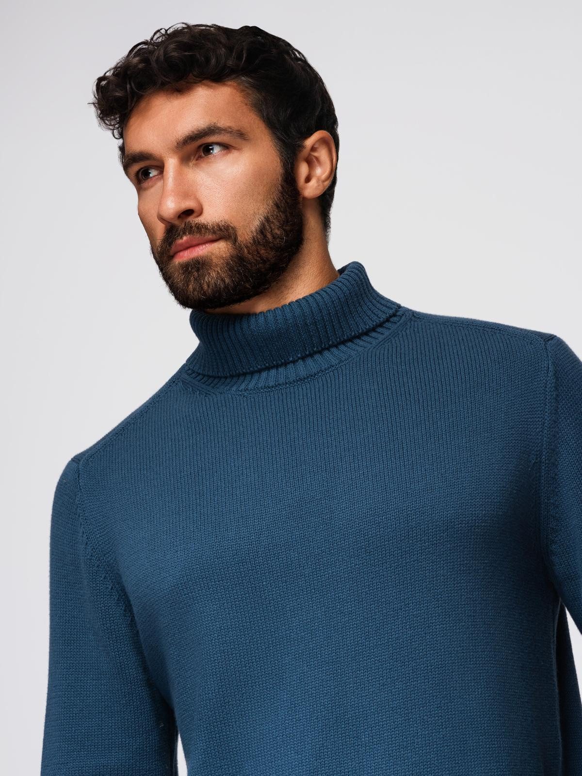 OMBRE Rollkragenpullover Strickpullover mit Rollkragen