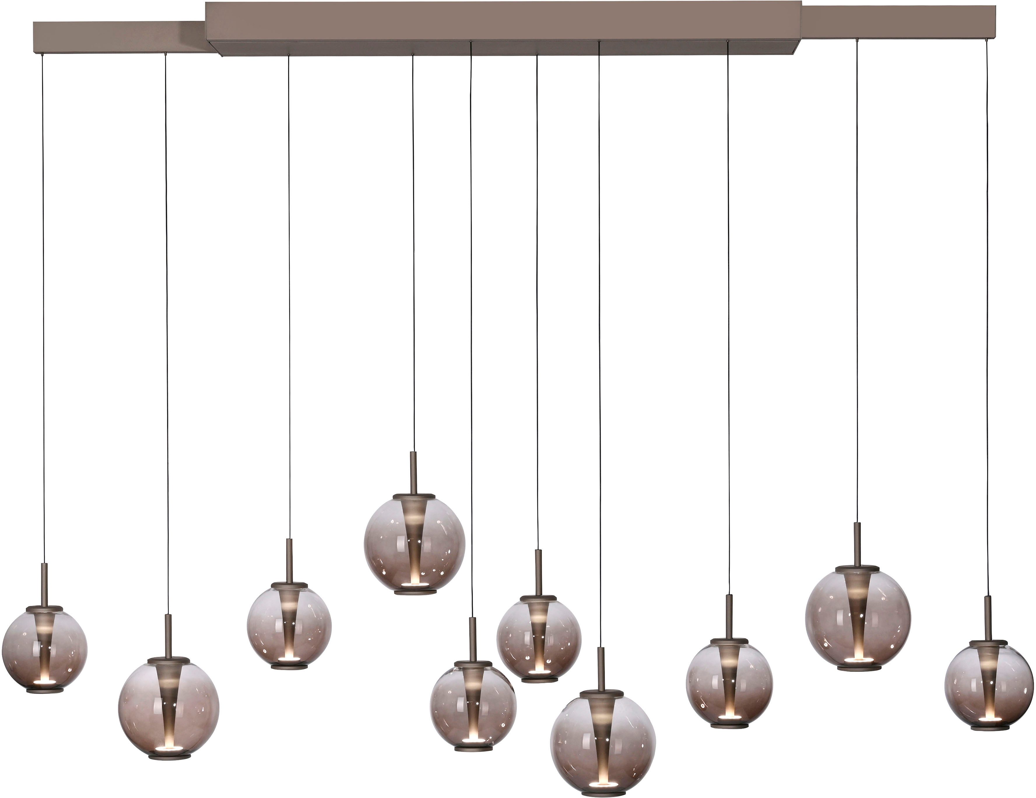 Neuhaus PURE LED Pendelleuchte PURE E-Infinity, CCT - über Fernbedienung, LED fest integriert, warmweiß - kaltweiß, e-SLIDE® Funktion, CCT, dimmbar, Fernbedienung