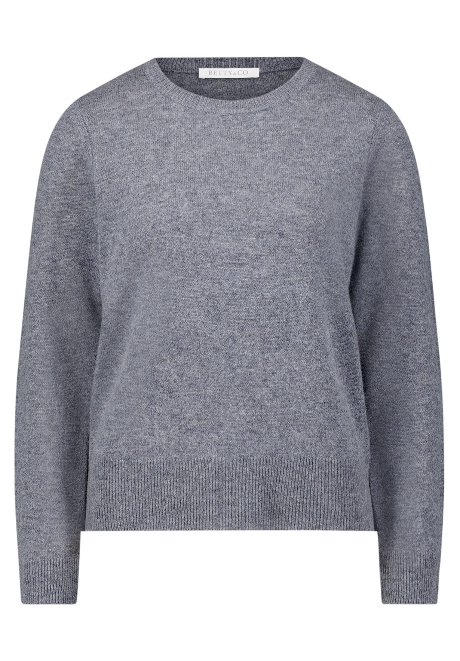 Betty&Co Strickpullover Damen mit Rundhalsausschnitt (1-tlg)