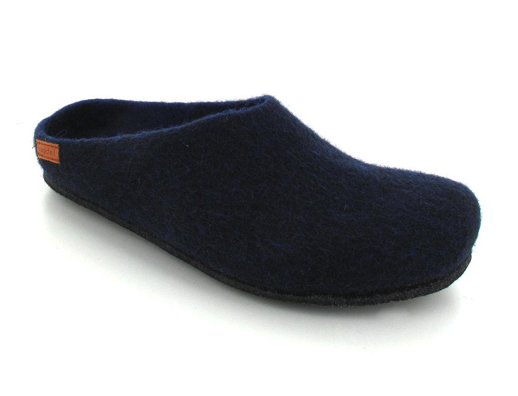 Gottstein Magicfelt Magicfelt Filzpantoffel Hausschuh reine Wolle midnight