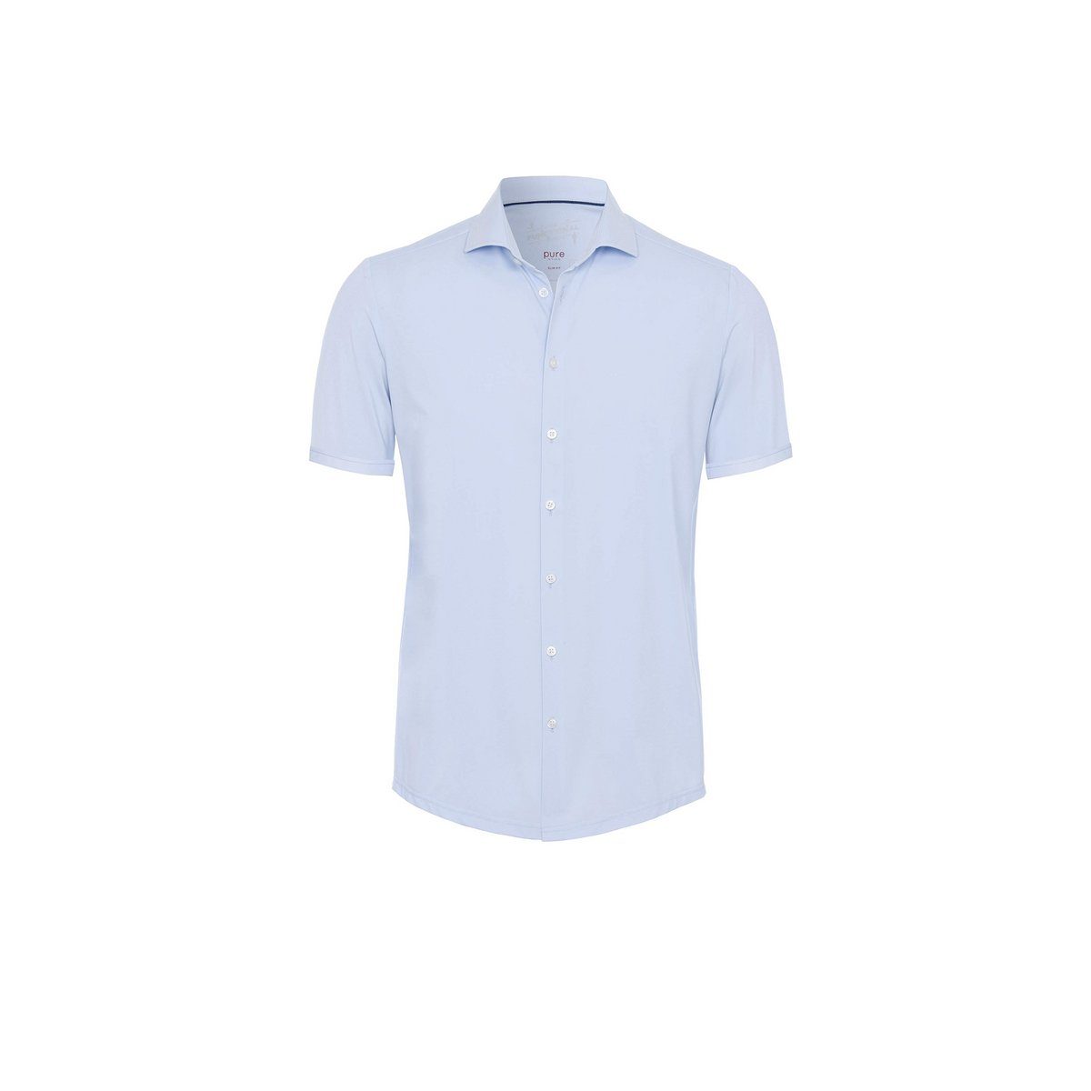 Pure Kurzarmhemd blau (1-tlg., keine Angabe)