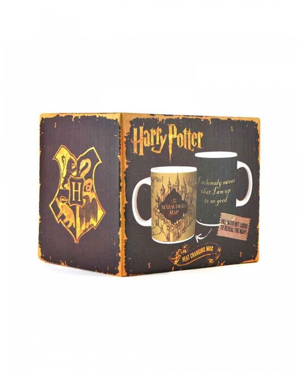 Thermo-Effekt Keramik Potter Harry Map Horror-Shop Tasse HMB Marauder's al, Geschirr-Set