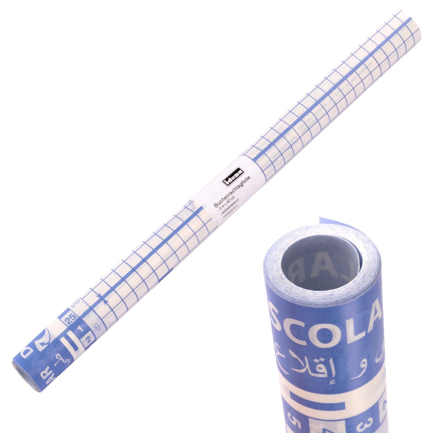 Idena Schutzfolie Idena Buchfolie 3m x 40cm transparent,selbstklebend