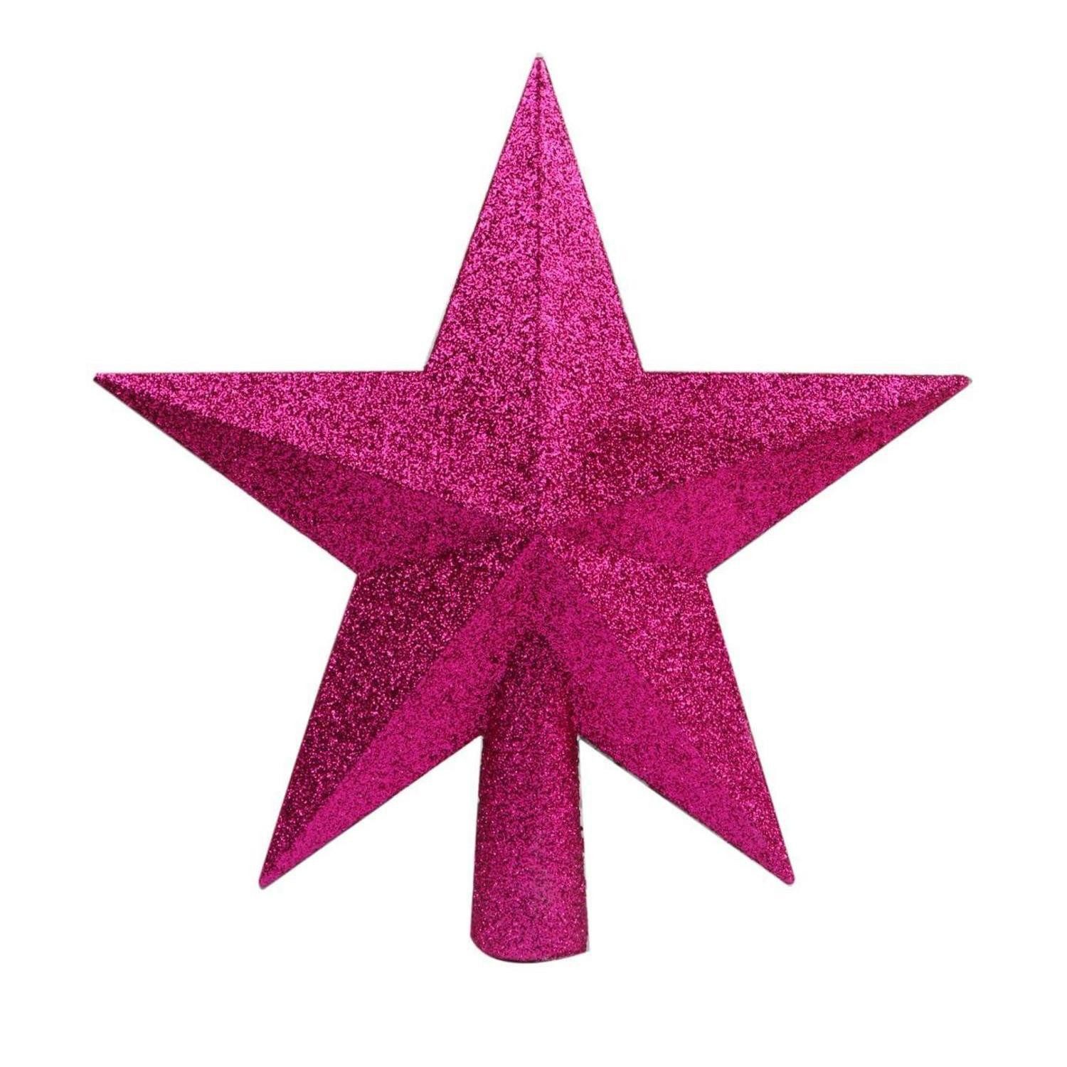 LuxusKollektion Christbaumspitze Weihnachtsbaumspitze mit Stern, pink