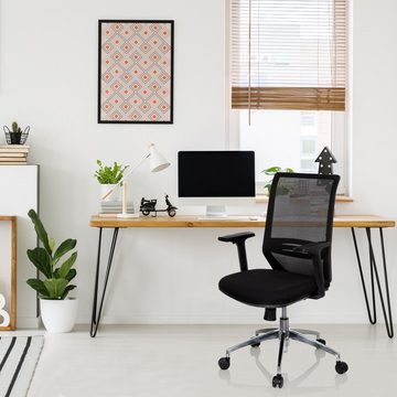 hjh OFFICE Drehstuhl Profi Bürostuhl PROFONDO Stoff/Netzstoff (1 St), Schreibtischstuhl ergonomisch
