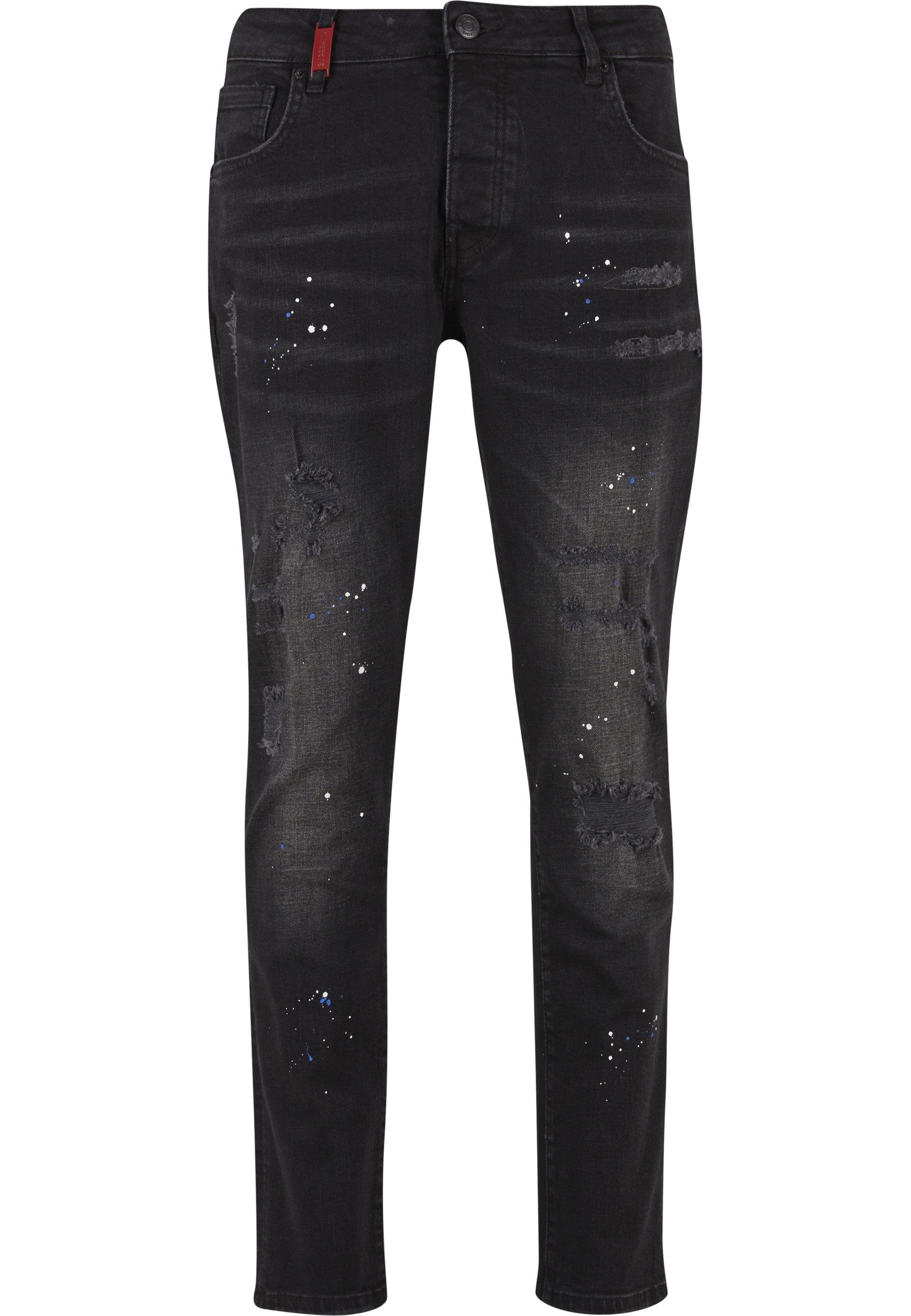 2Y Premium Bequeme Jeans 2Y Premium 2Y LEONARDO RIPPED SLIM FIT JEANS günstig online kaufen