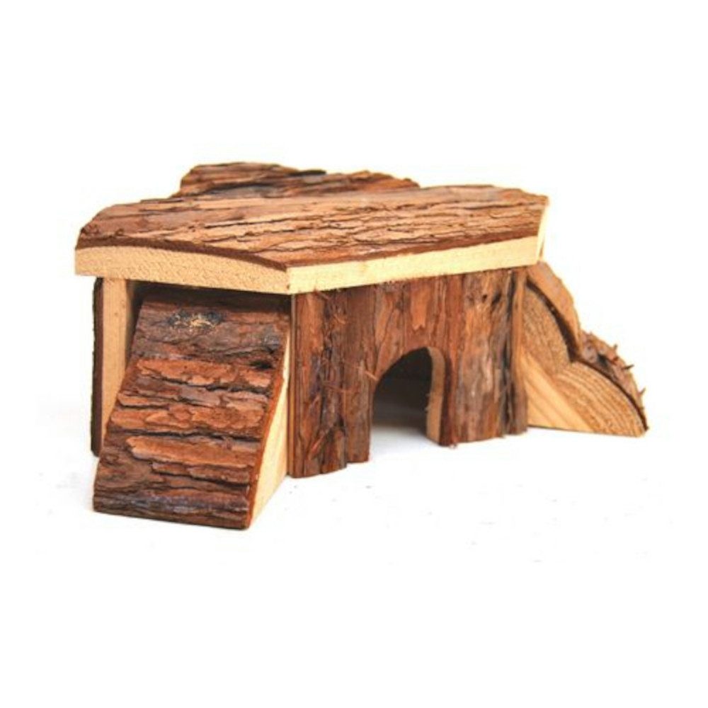 Ollesch Nagerhaus Rinden-Holzhaus - 19x19x7,5cm