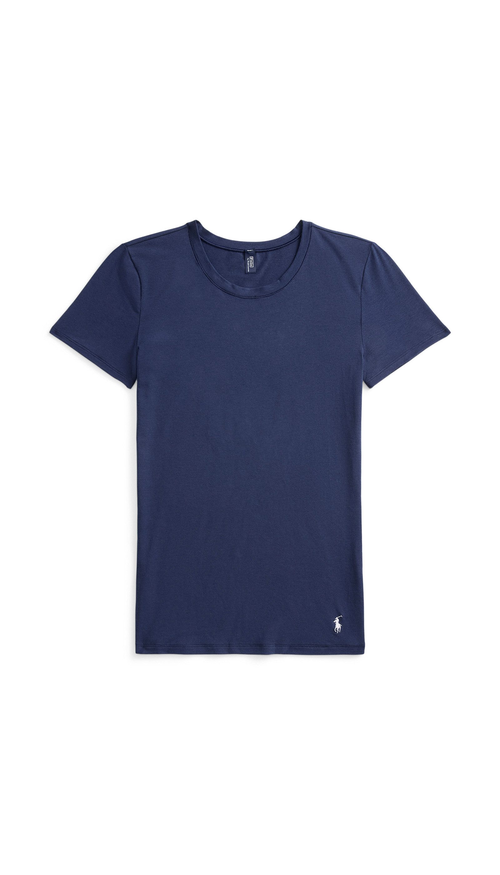 Polo Ralph Lauren Kurzarmshirt Kurzarmshirt mit Pony-Stickerei (1-tlg)
