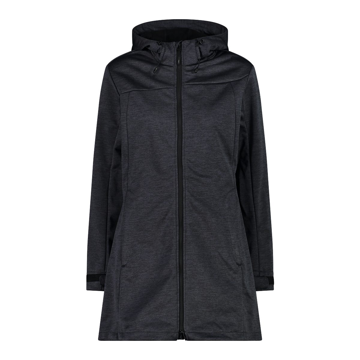 FIX COAT CMP Softshelljacke titanio WOMAN HOOD