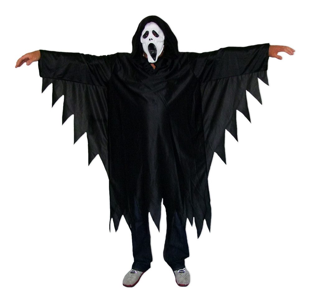 Das Kostümland Kostüm Scream Sensenmann Halloween Kostüm für Kinder, Sc