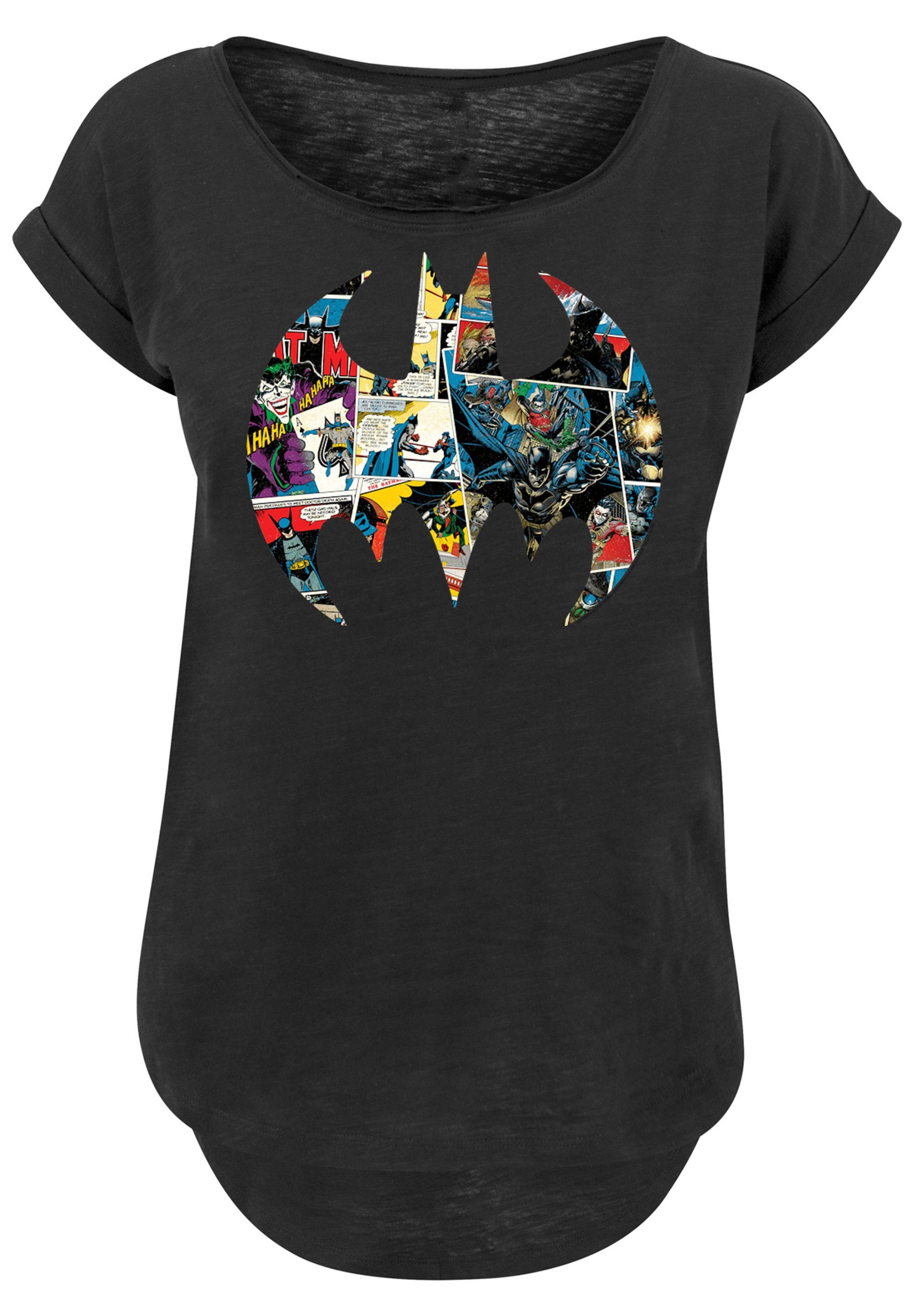 F4NT4STIC T-Shirt DC Comics mit Book Comic Batman Print, Baumwollstoff Logo Sehr weicher hohem Tragekomfort