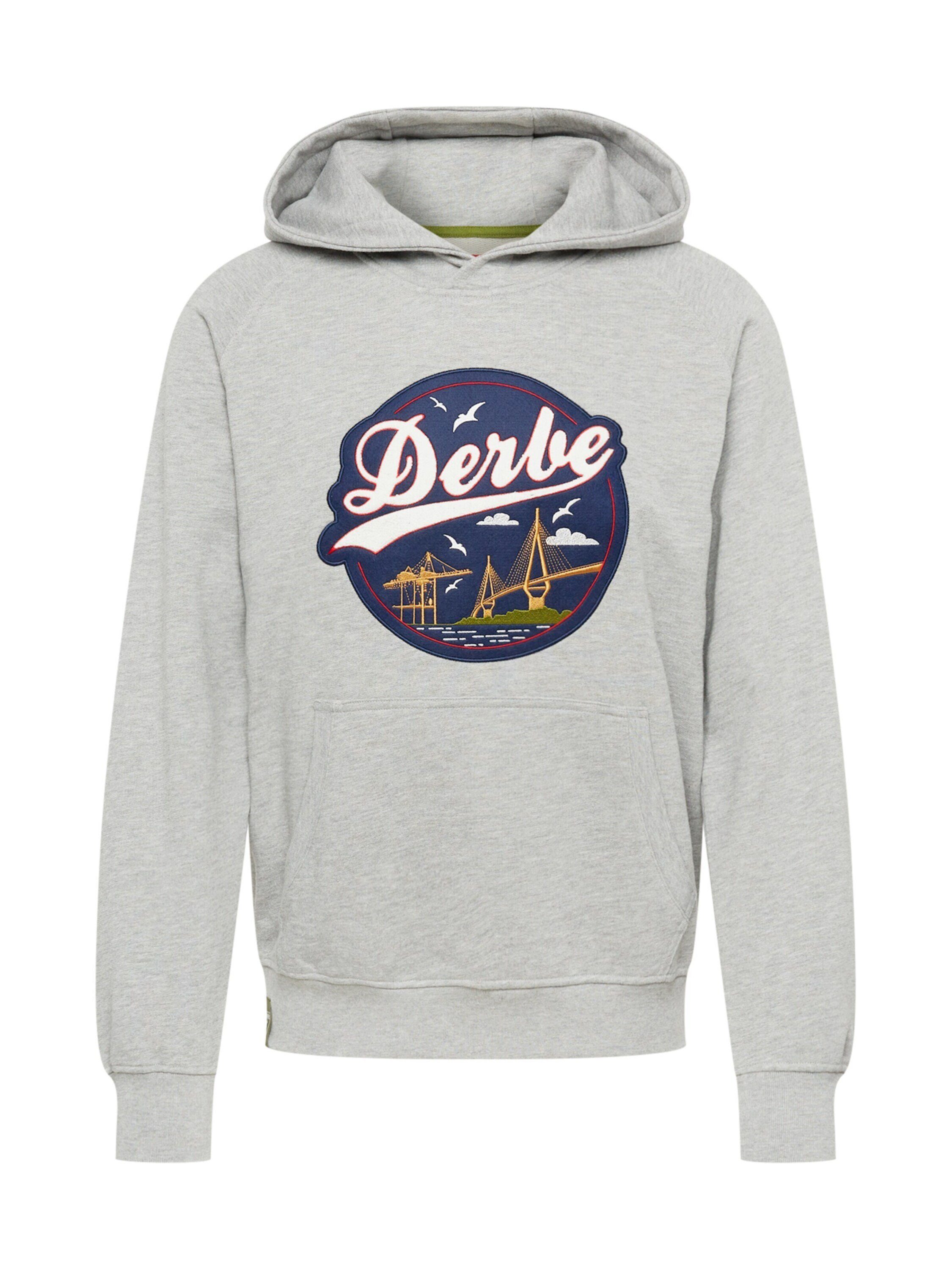 Derbe Sweatshirt Hafenbrücke Made in Portugal, French Terry, Elastischer  Bund/Saum