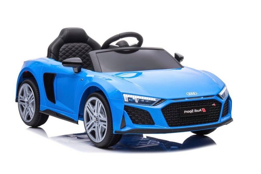Elektro-Kinderauto Audi R8 12V zwei Motoren + FB + LED + EVA blau