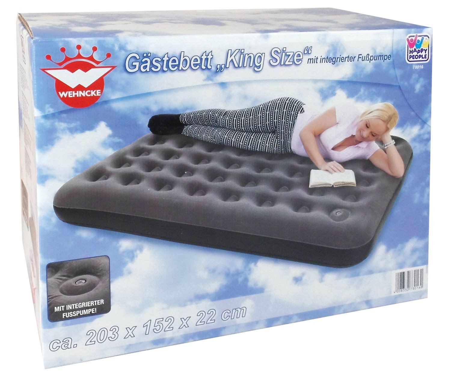 Wehncke Luftbett, (1-tlg)