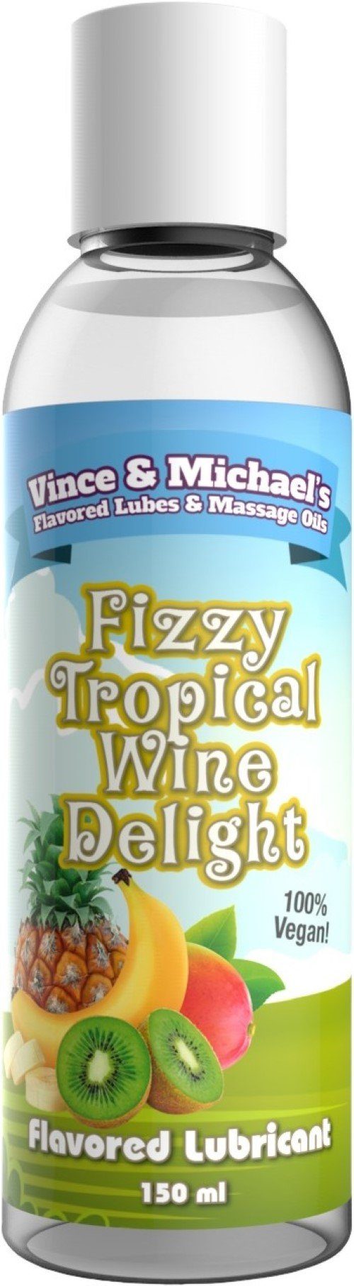 Vince & Michael´s Gleitgel 150 ml - VINCE & MICHAEL's Fizzy Tropical Wine Delight 150ml