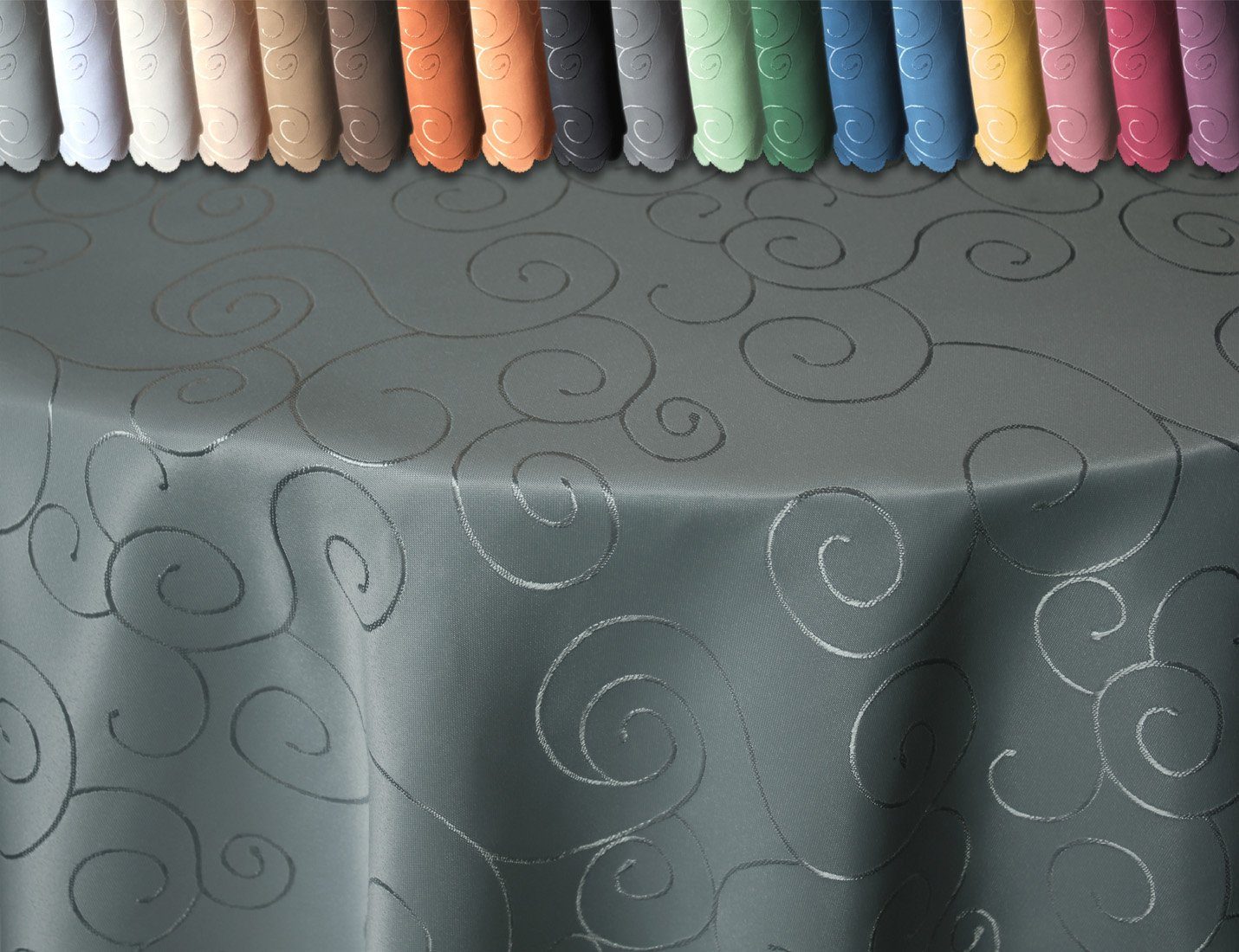 Haus und Deko Tischdecke Tischdecke 90x90 cm damast Ornamente Mitteldecke b günstig online kaufen