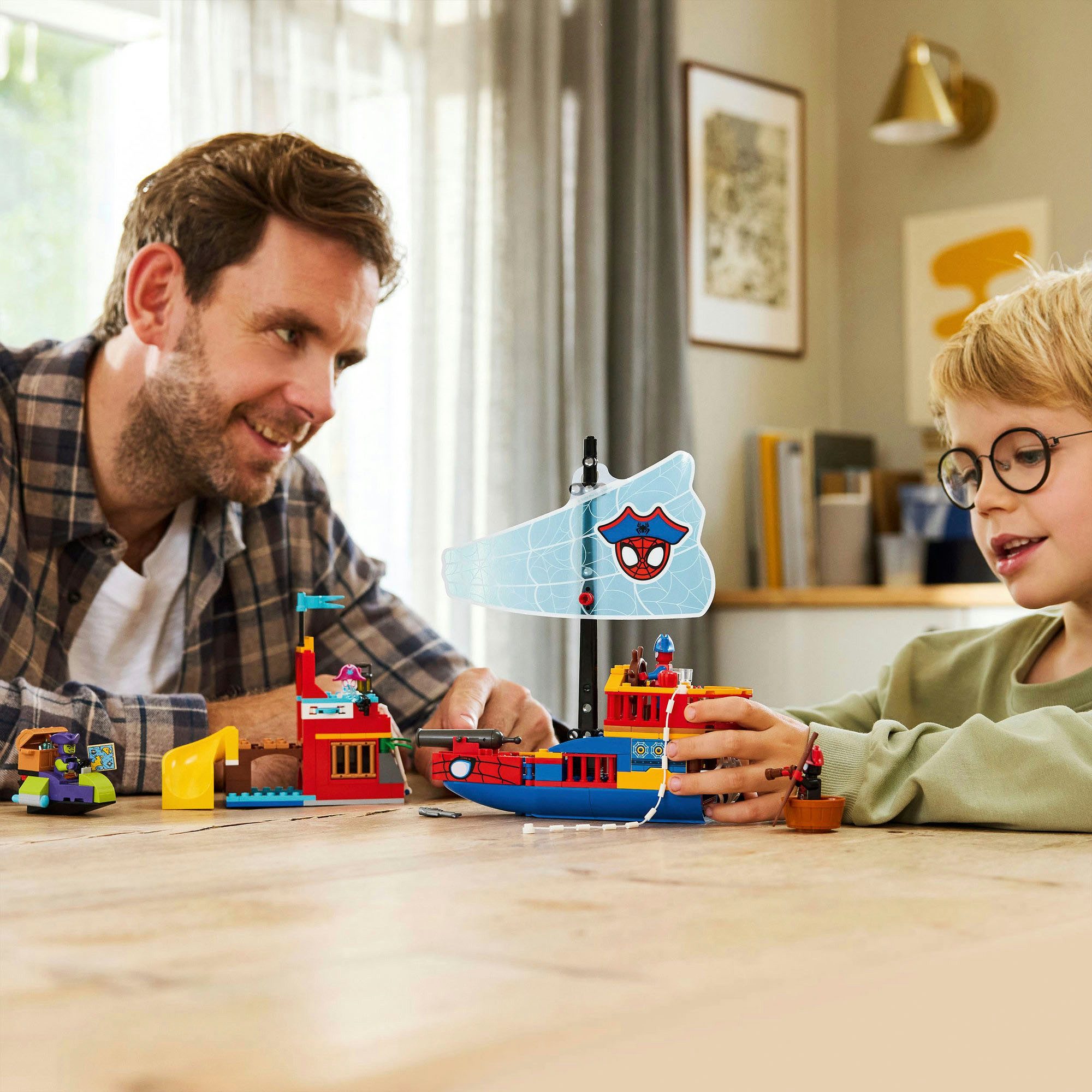 LEGO® Piratenschiff von Spideys Team (11208), LEGO Spidey Konstruktionsspielsteine, (201 St), Made in Europe