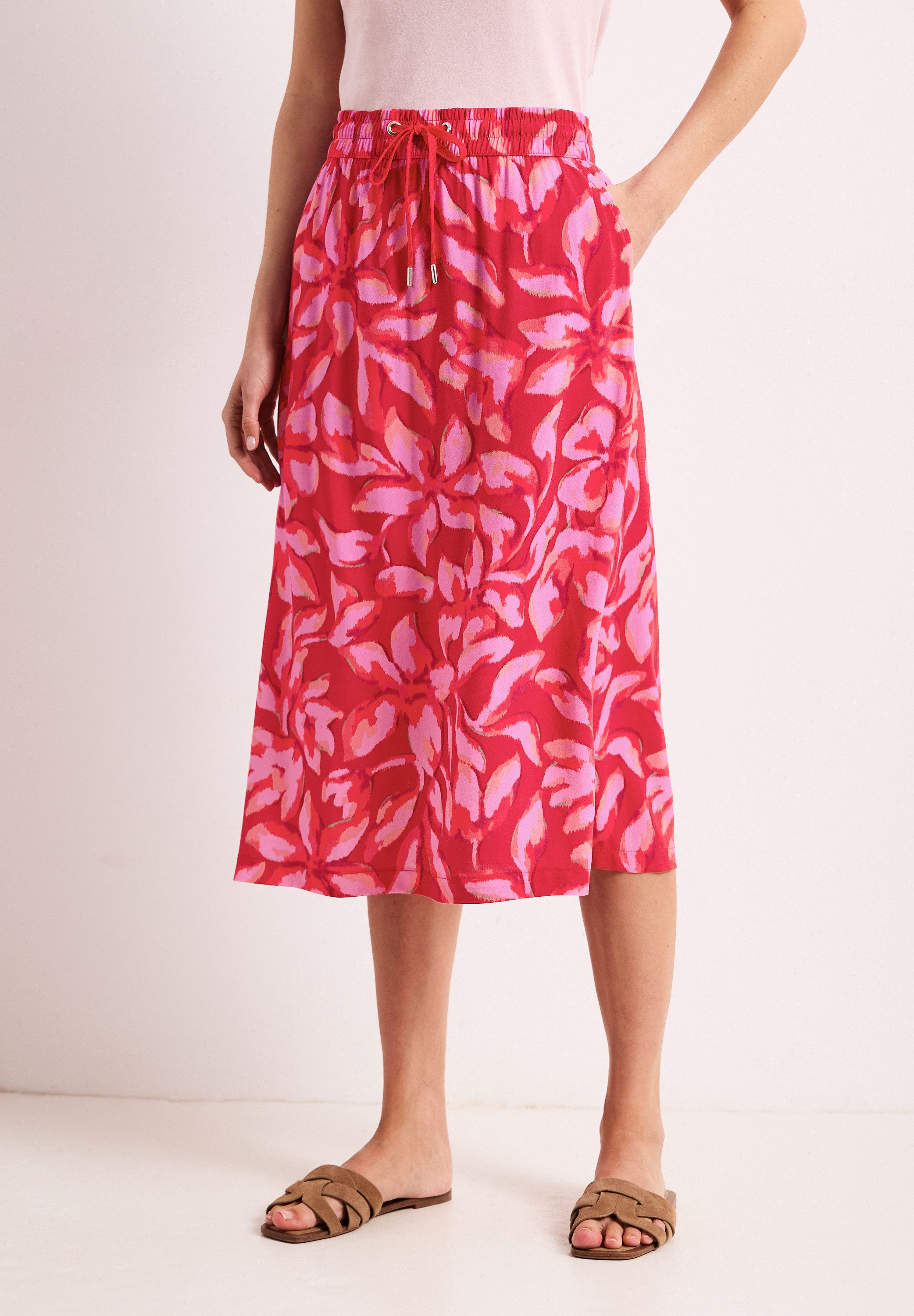 STREET ONE Maxirock mit Tunnelzugband