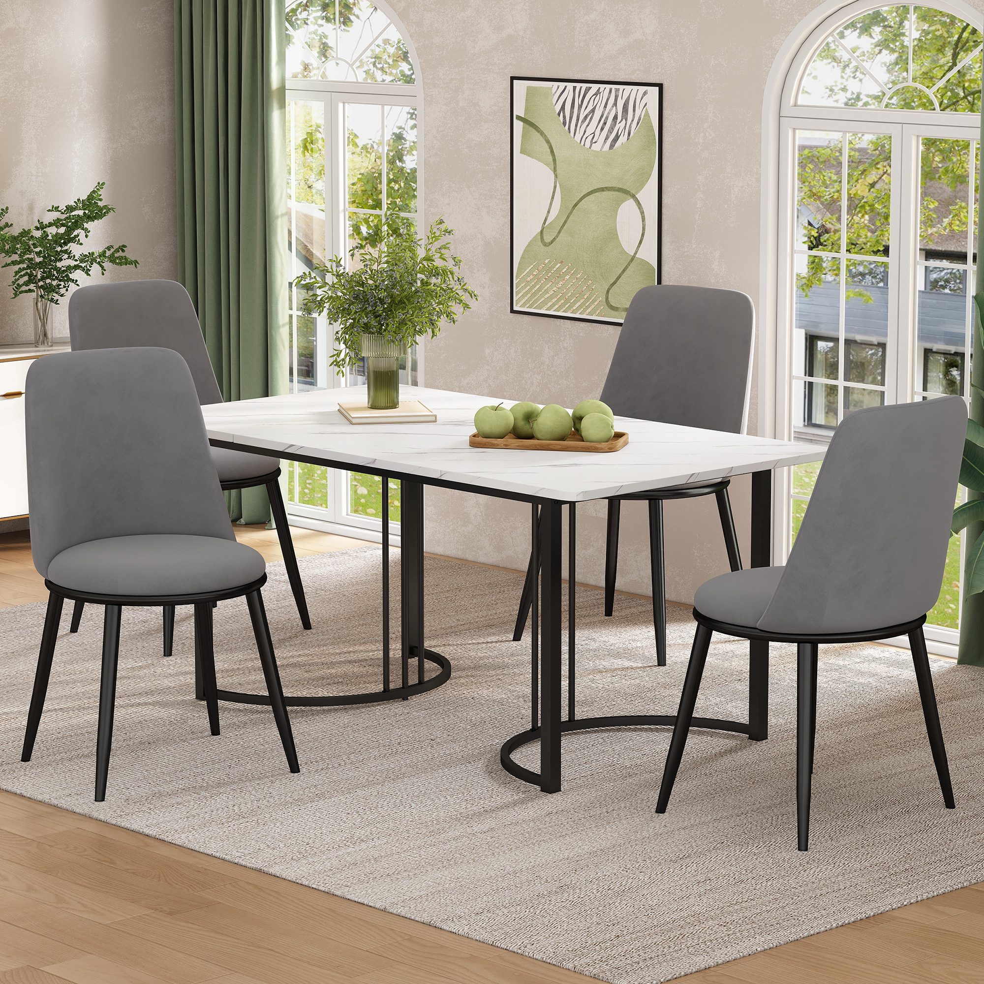 Flieks Essgruppe, (Set, 5-tlg., 1 Tisch günstig online kaufen
