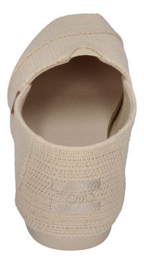 TOMS ALPARGATA 10020656 Espadrille Natural Metallic