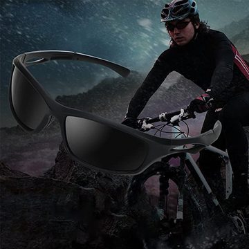 GelldG Sonnenbrille Polarisierte Sportbrille Sonnenbrille Fahrradbrille mit UV400 Schutz (1-St)