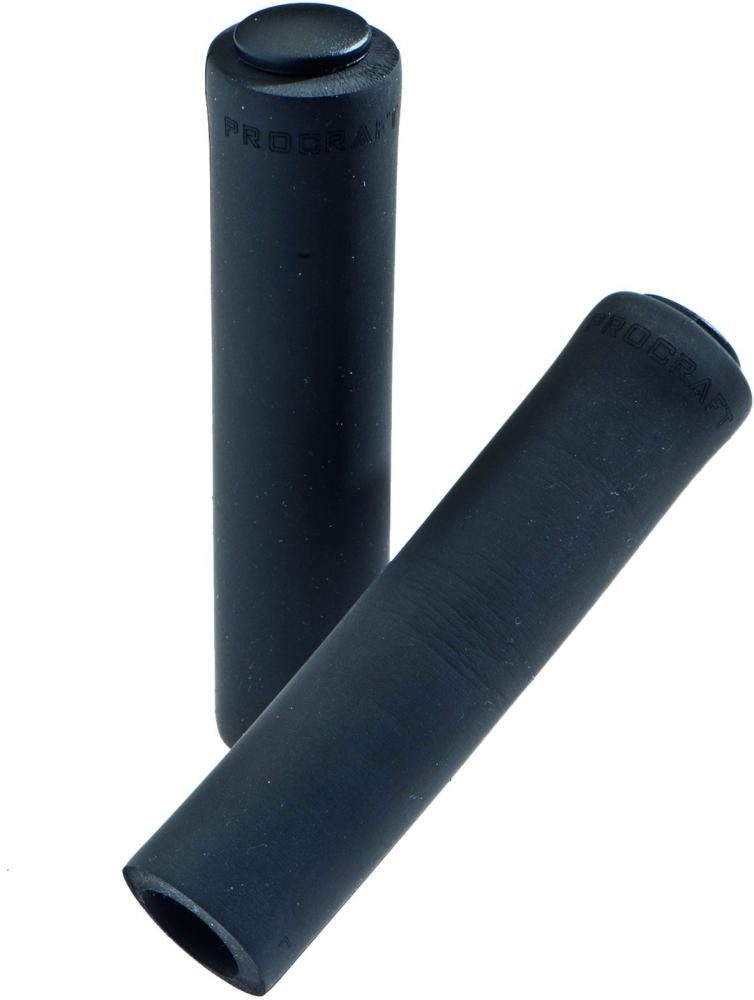 Procraft Fahrradlenker Procraft Lenkergriffe PRC SG1 130 mm schwarz - leichte Race-Silikongri