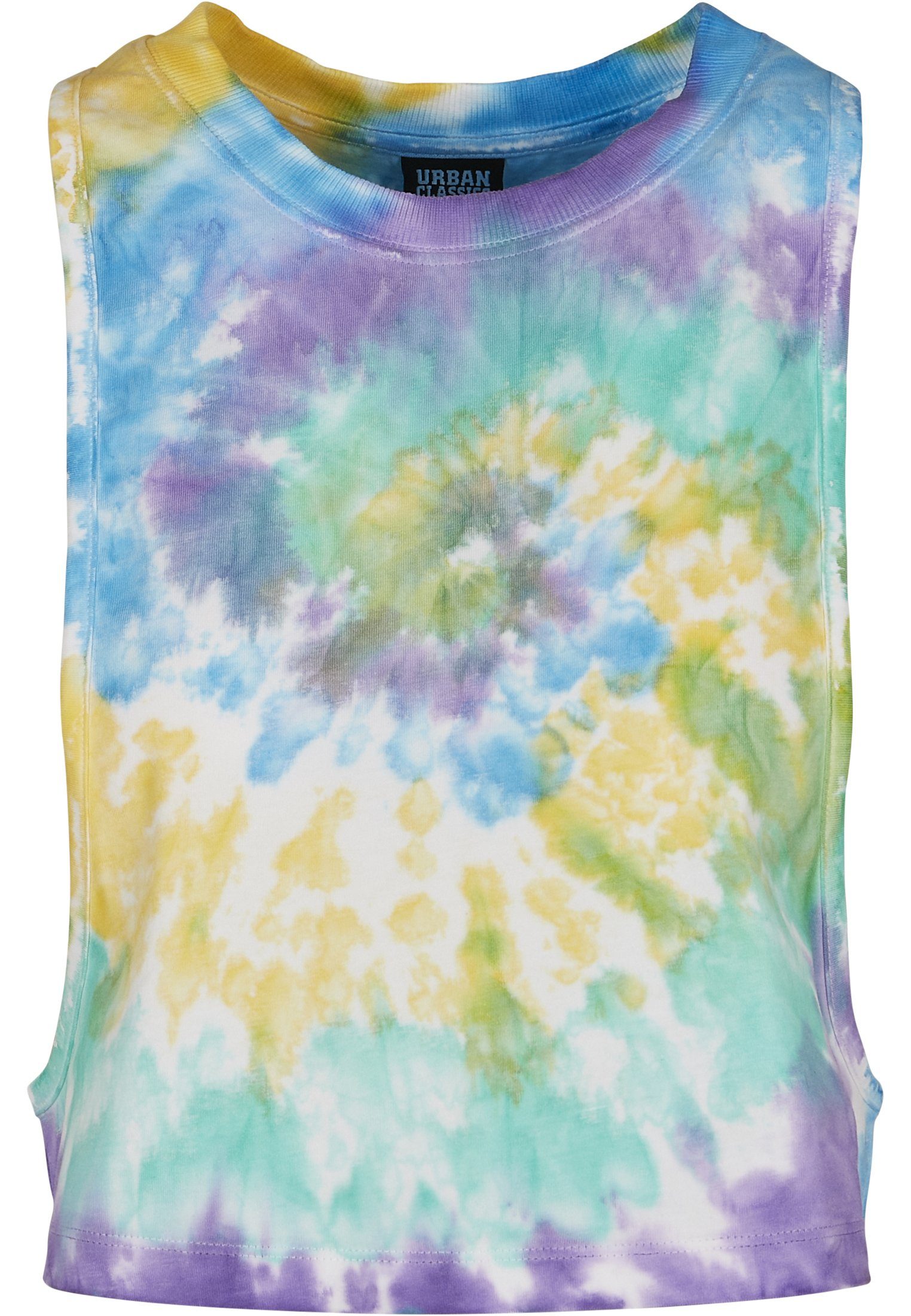 CLASSICS Tie Ladies Dye Top Short Loose URBAN (1-tlg) Muskelshirt Damen Tank