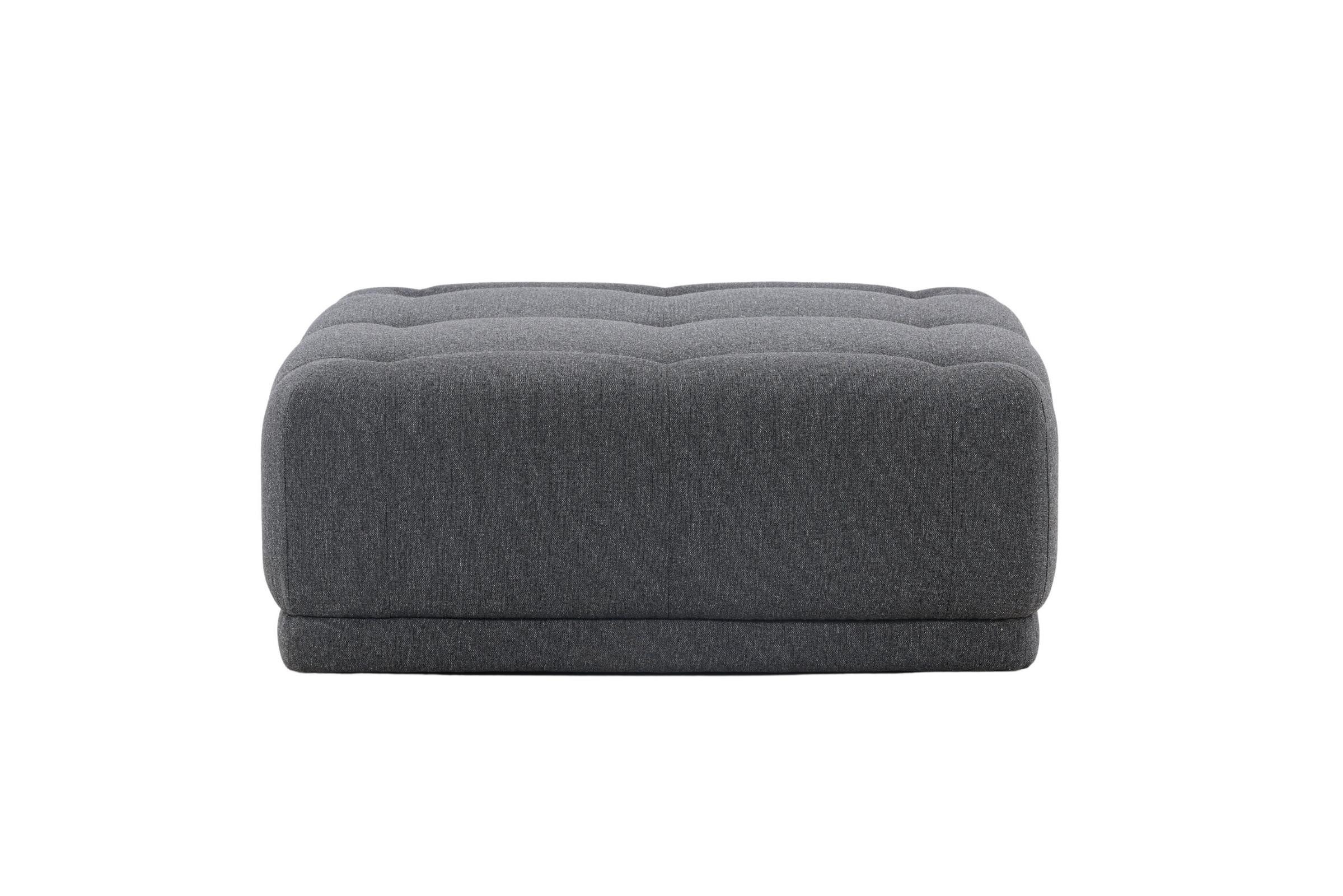 Venture Home Pouf Turin Pouf grau. (1-St)