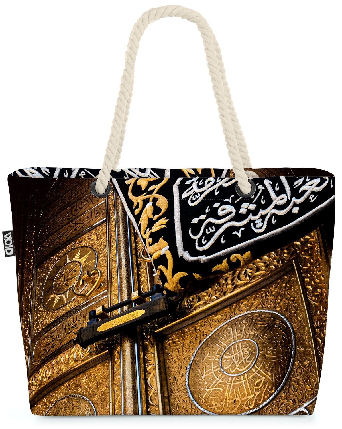 VOID Strandtasche (1-tlg), Kaaba Tür Eingang Pilger Religion Haddsch Umra Walfahrt ramadan archi