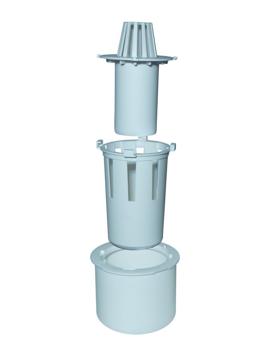 ACO Severin Ahlmann GmbH & Co. KG Entwässerungsrinne Geruchsverschluss, 3-teilig, 3-St., universell für die Rinnenkörper von ACO Self Standardline und Euroline