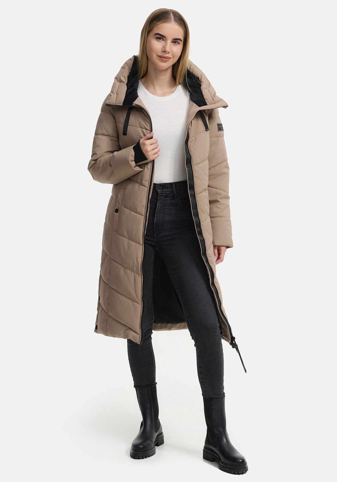 Navahoo Winterjacke Schmatzibär mit weichem Teddyfell innen