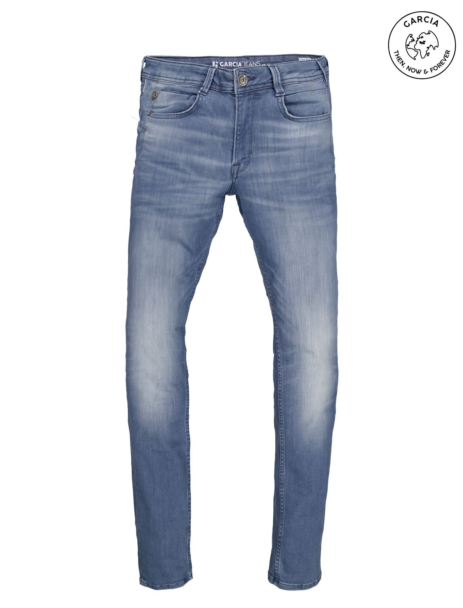 GARCIA JEANS 690.3925 mid - Ultra blue used ROCKO GARCIA 5-Pocket-Jeans medium Denim