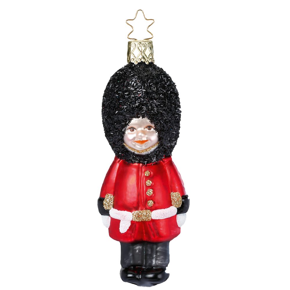 INGE-GLAS® Christbaumschmuck Bobby Royal Guard (1-tlg), mundgeblasen, handbemalt