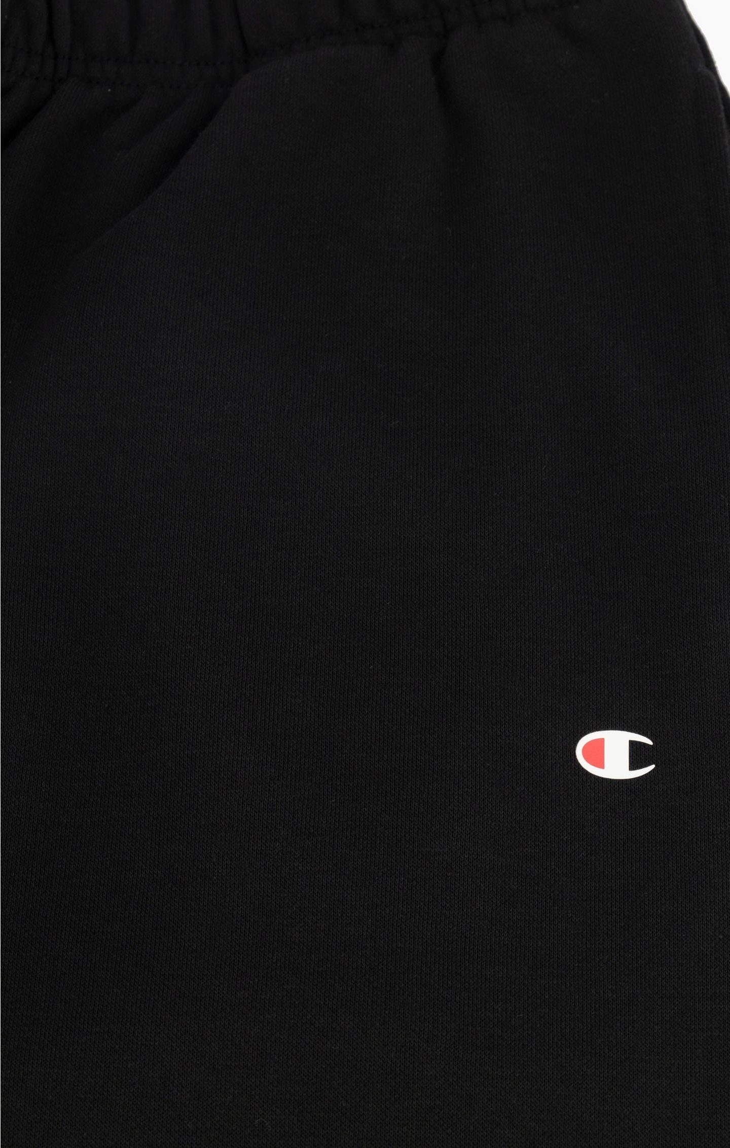 Champion mit und Jogginghose schwarz C-Logo elastischen Hose Sweathose