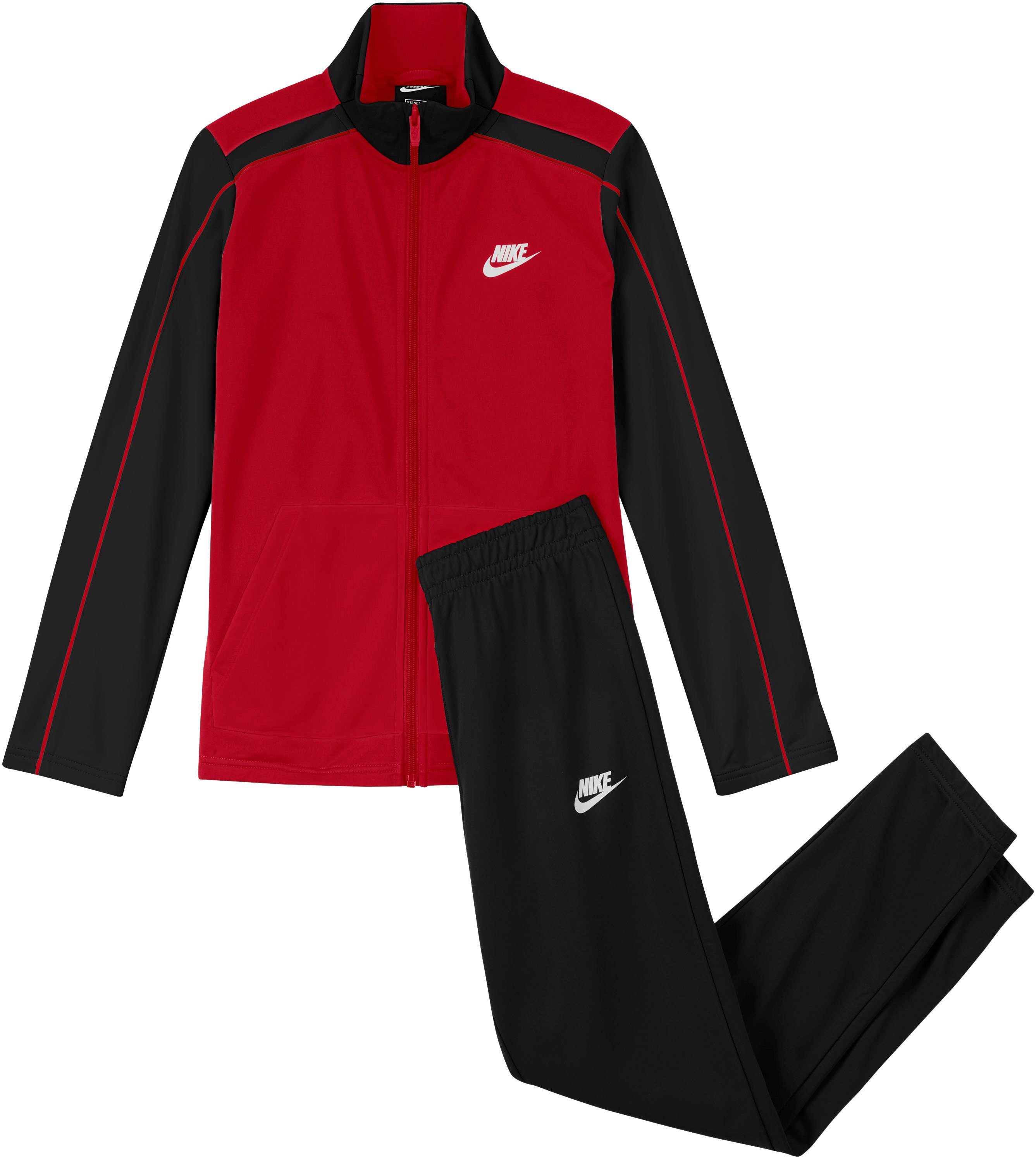 Kids' Big Tracksuit schwarz-rot Trainingsanzug Nike Sportswear