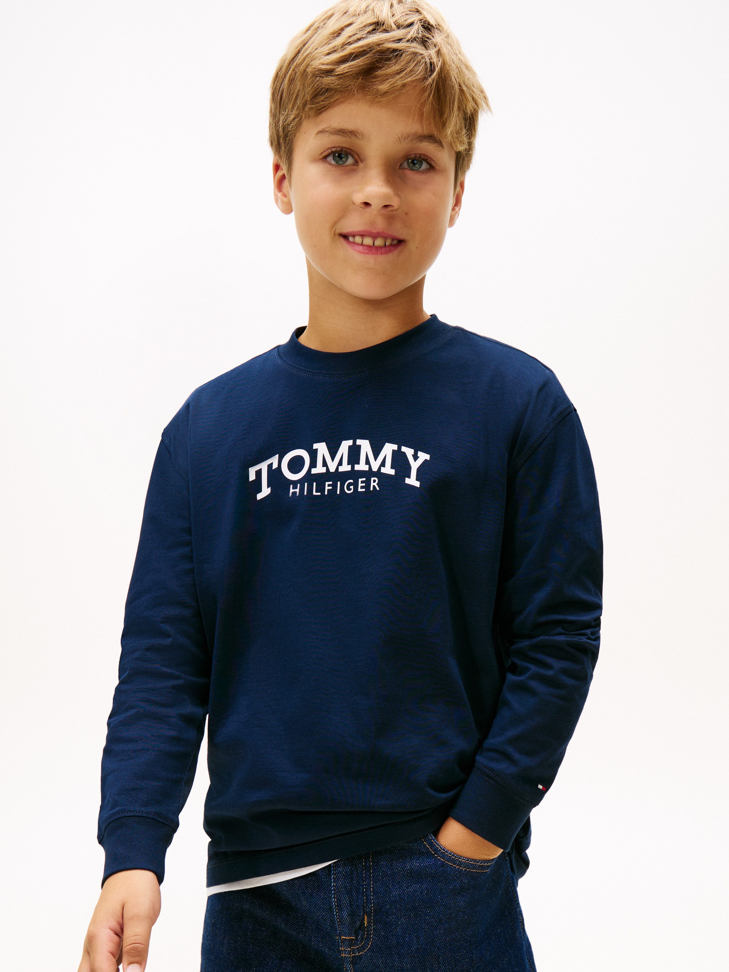 Tommy Hilfiger Langarmshirt Regular fit, für Kinder bis 16 Jahre