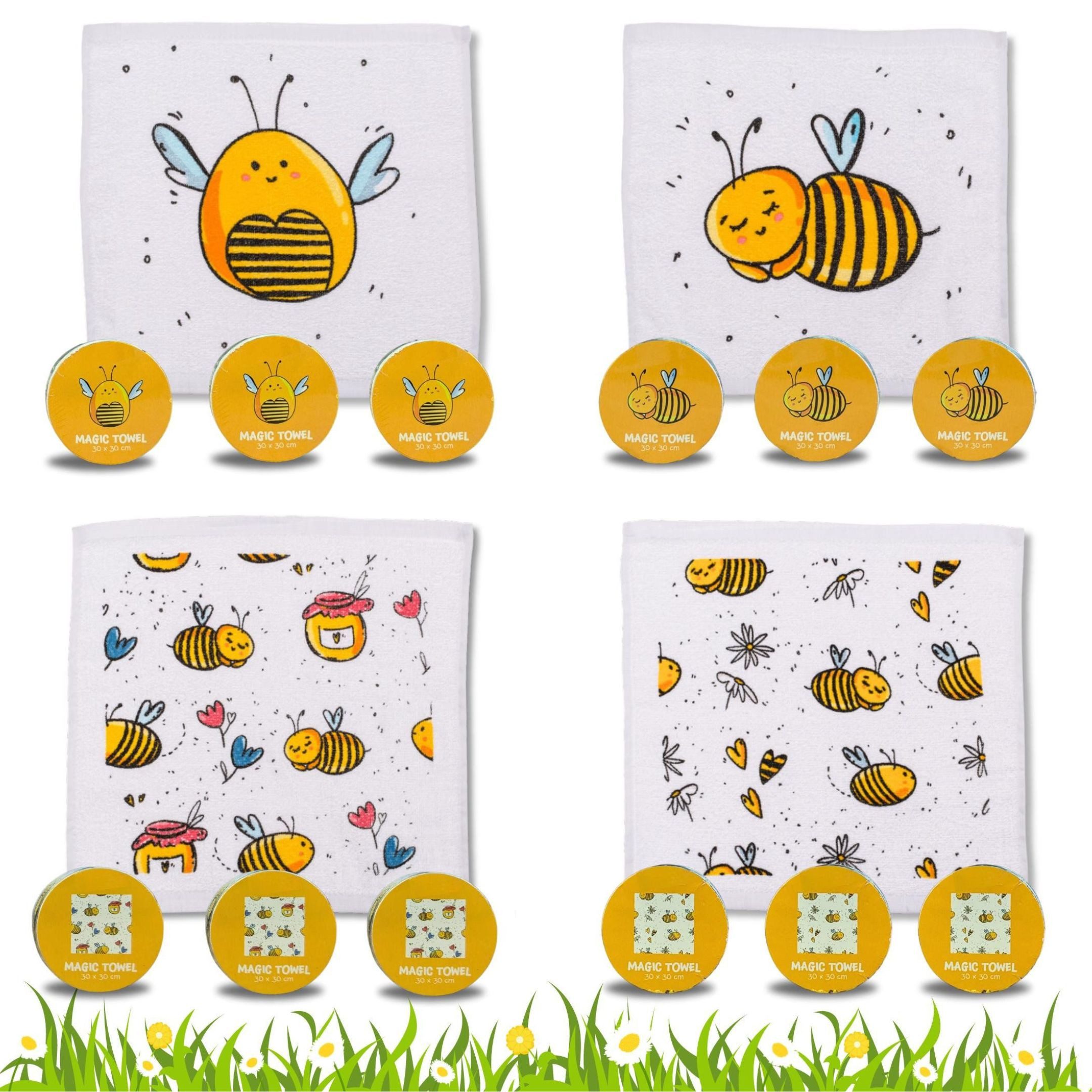 Bada Bing Handtuch Set Magisches Bienen Handtuch Zauberhandtuch Biene, Baum günstig online kaufen