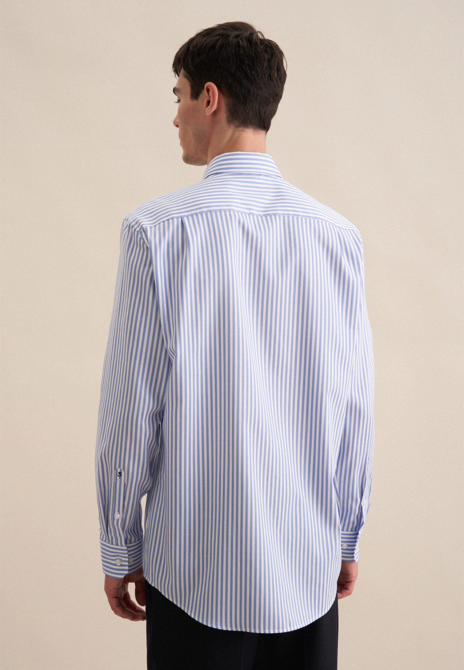 seidensticker Businesshemd Regular Regular Langarm Button-Down-Kragen günstig online kaufen