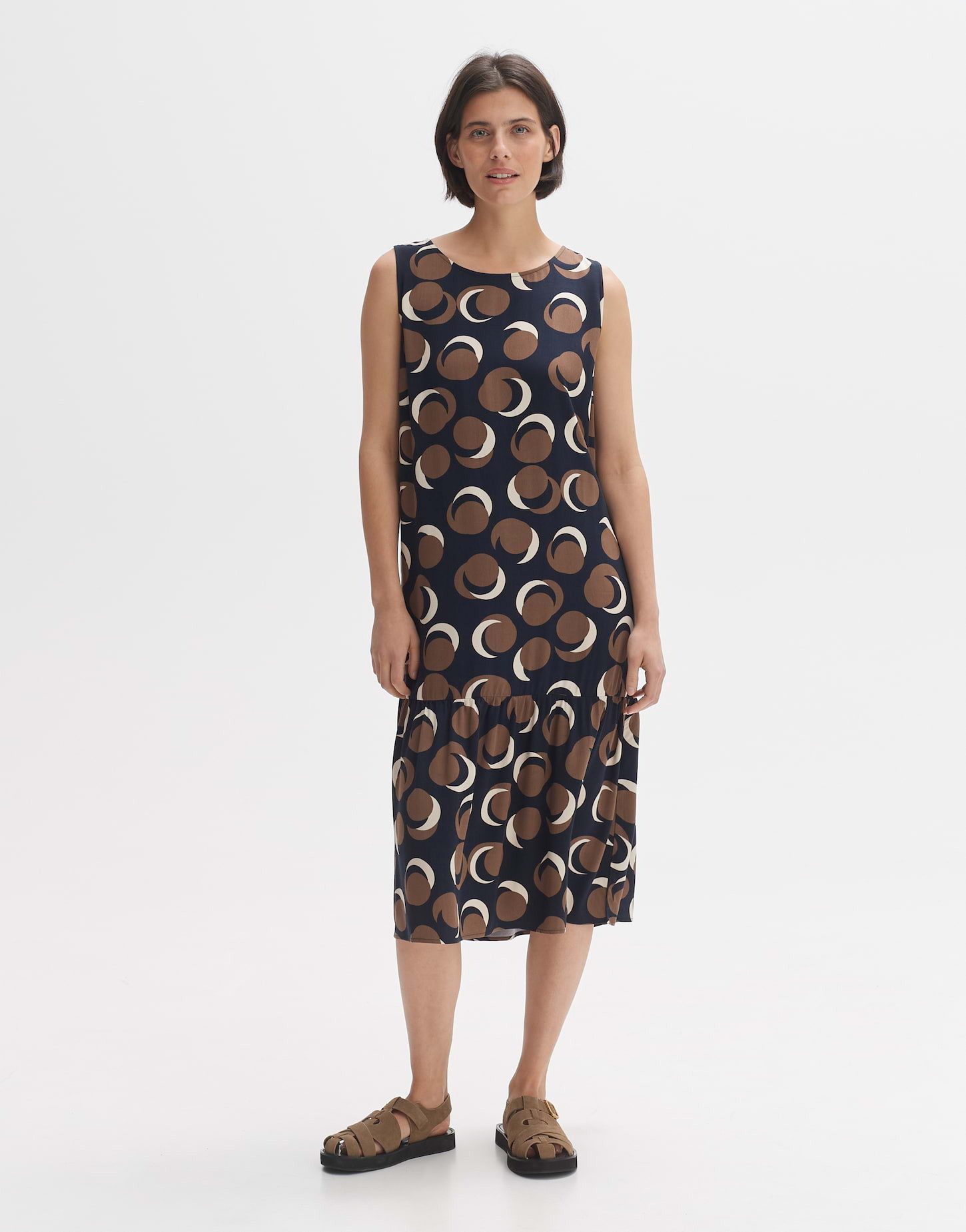 Midikleid Midikleid WICY CITY A-Linie aus ECOVERO™ Viskose