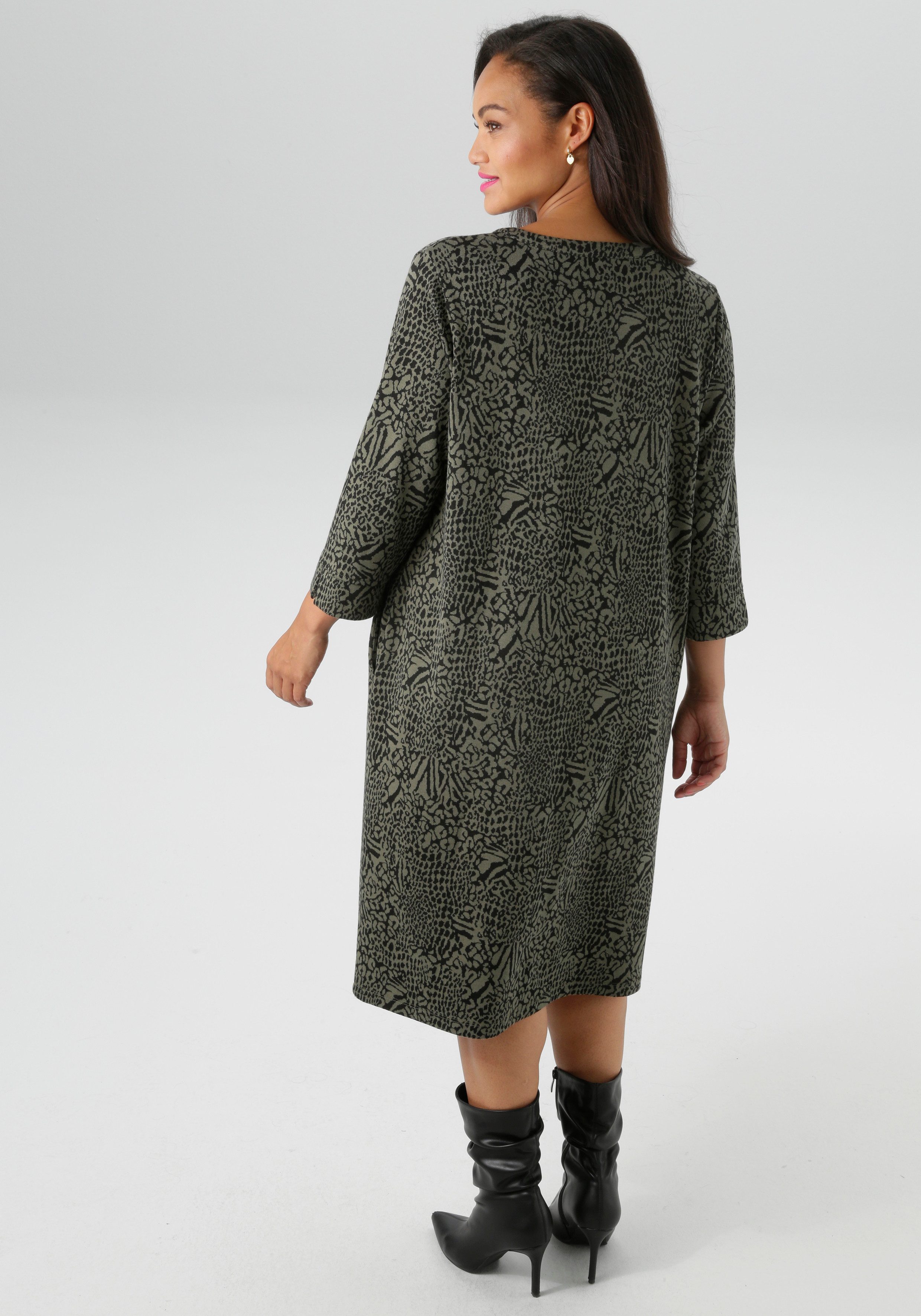 Aniston PLUS Jerseykleid mit zwei seitlichen Eingrifftaschen