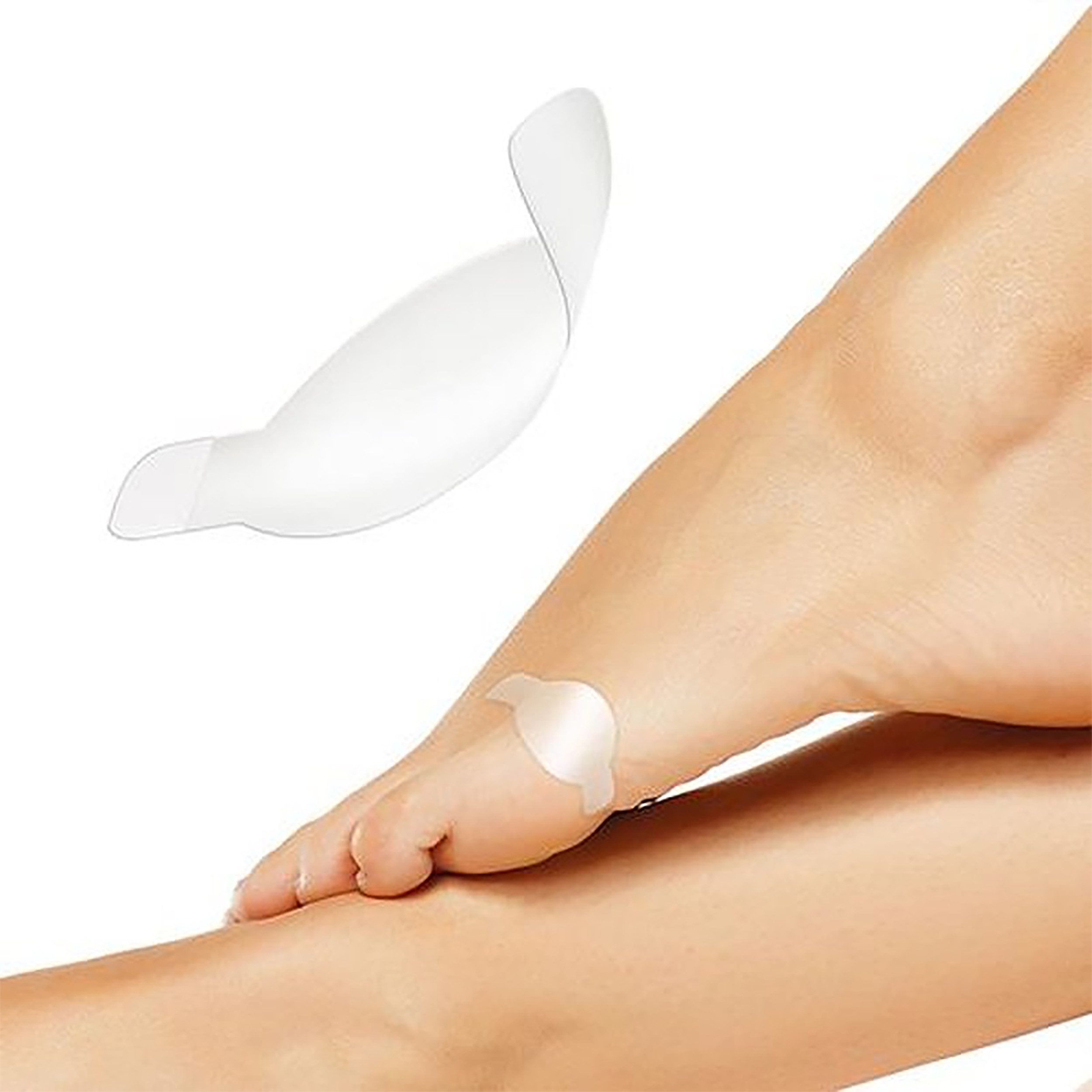 LifeMed Hühneraugenpflaster 6x HÜHNERAUGEN PFLASTER 45x22mm mit Hydrokolloid-Gel 86, Hühneraugenkissen Blasenpflaster Druckpflaster