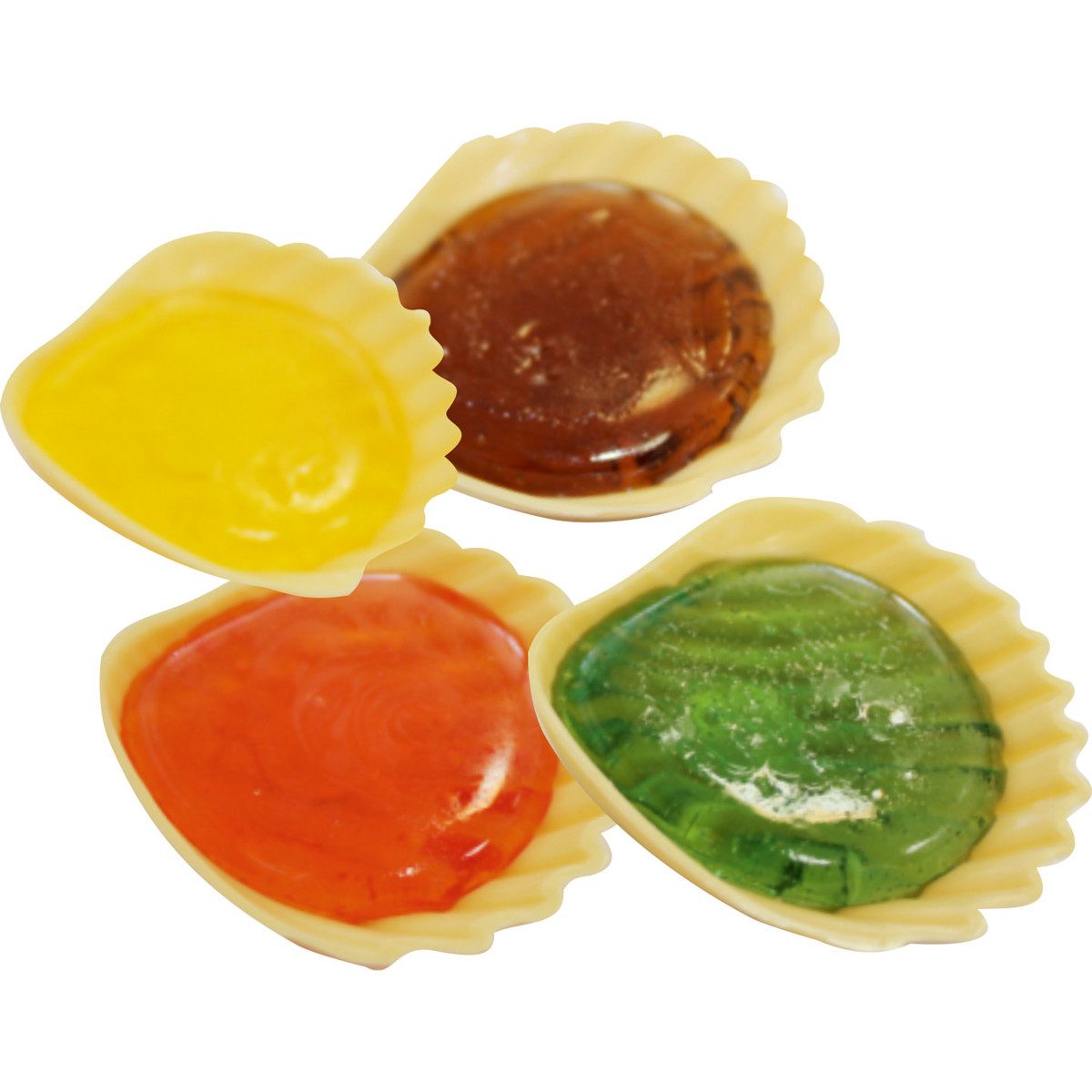 COOL Süßigkeit, Cool Schleckmuscheln Frucht und Cola Geschmack 4fach sortiert 965g