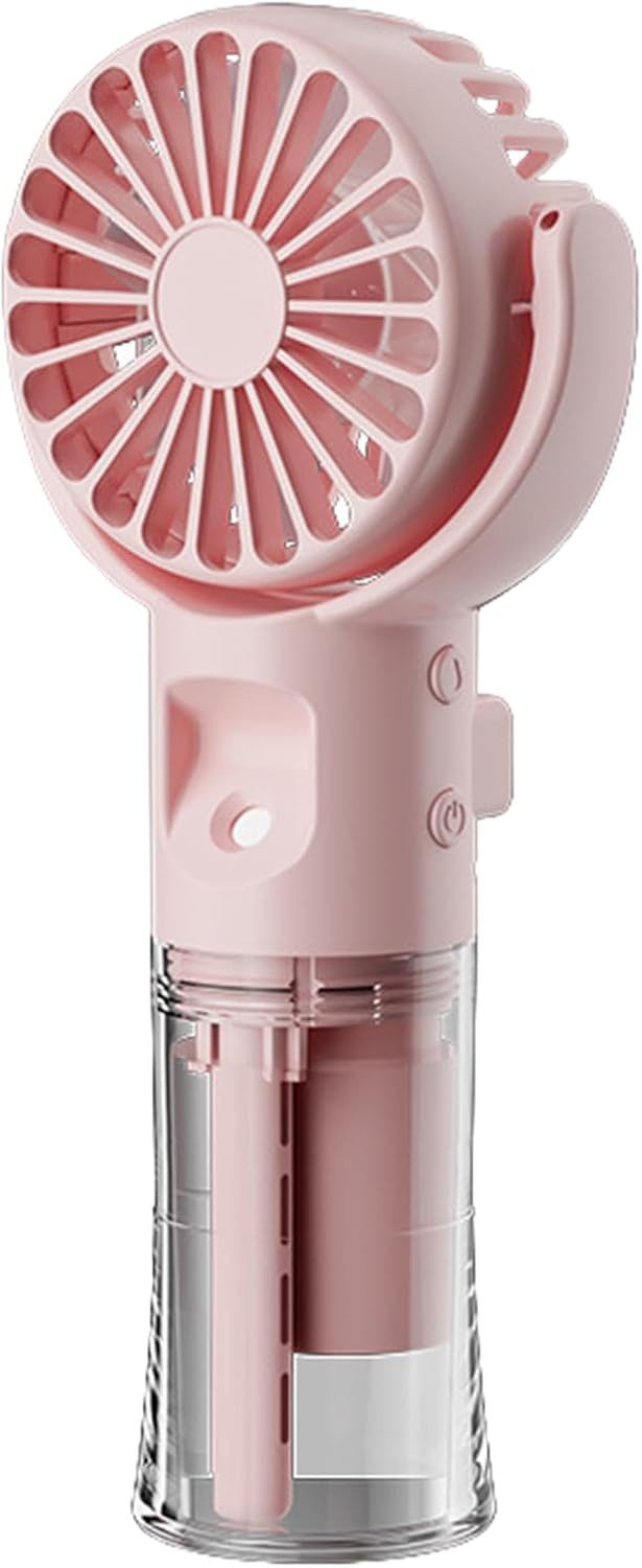 Handventilator Tragbarer Ventilator mit Wassernebel USB Handlüfter Kühlgebläse