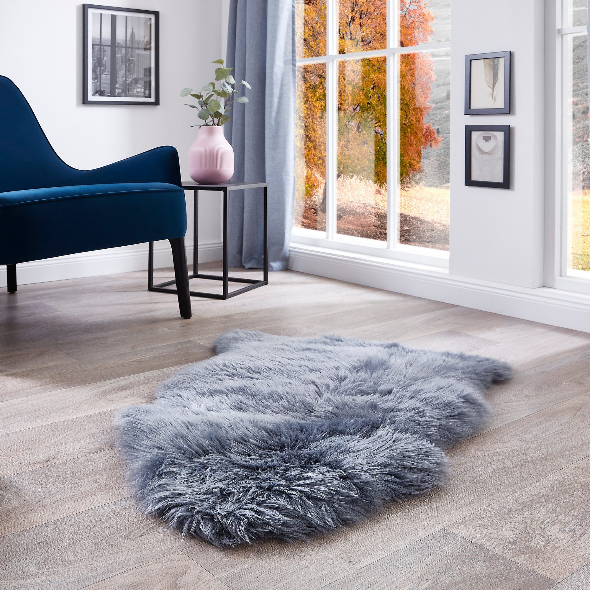 LUXOR living Fellteppich Schaffell Namika, fellförmig, Höhe: 50 mm, echtes Lammfell, weich & flauschig, große Farbauswahl, in 2 Größen – Bild 3 von 5