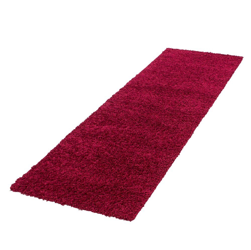 Teppich Rot 30 Giantore, mm mm, Höhe: Hochflor-Läufer Giantore Florhöhe 30 rechteck, modern,